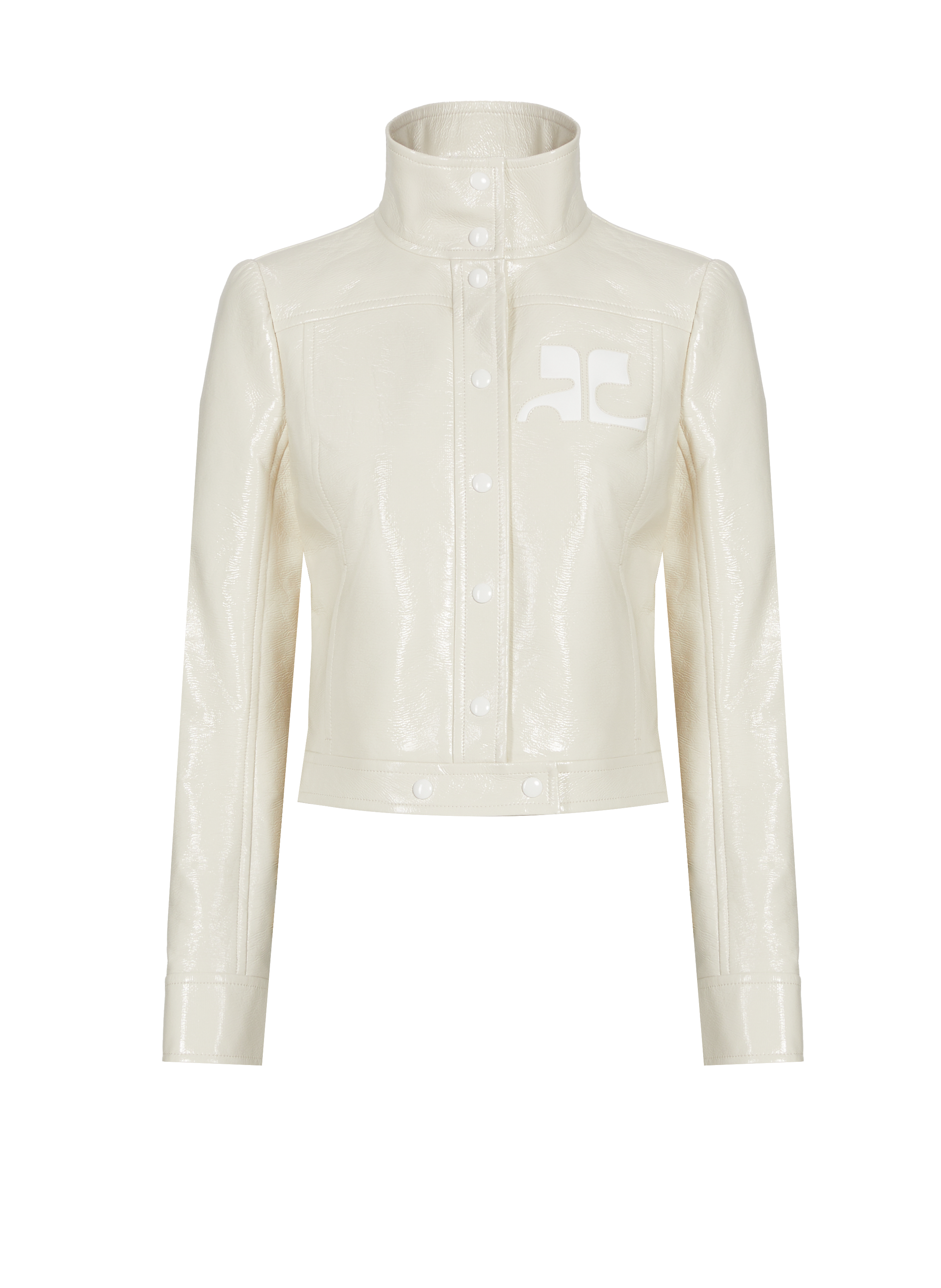 Vinyl jacket COURRÈGES White
