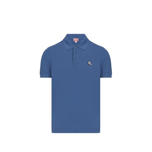 Kenzo Polo Broderie Pop In Blue