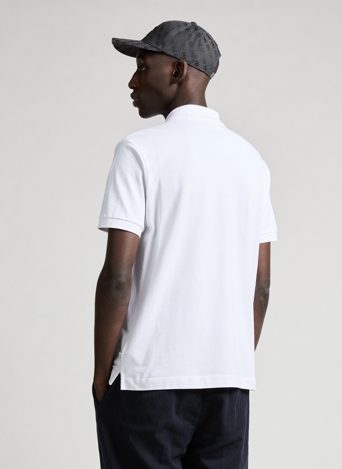 Polo en coton  GUESS Blanc