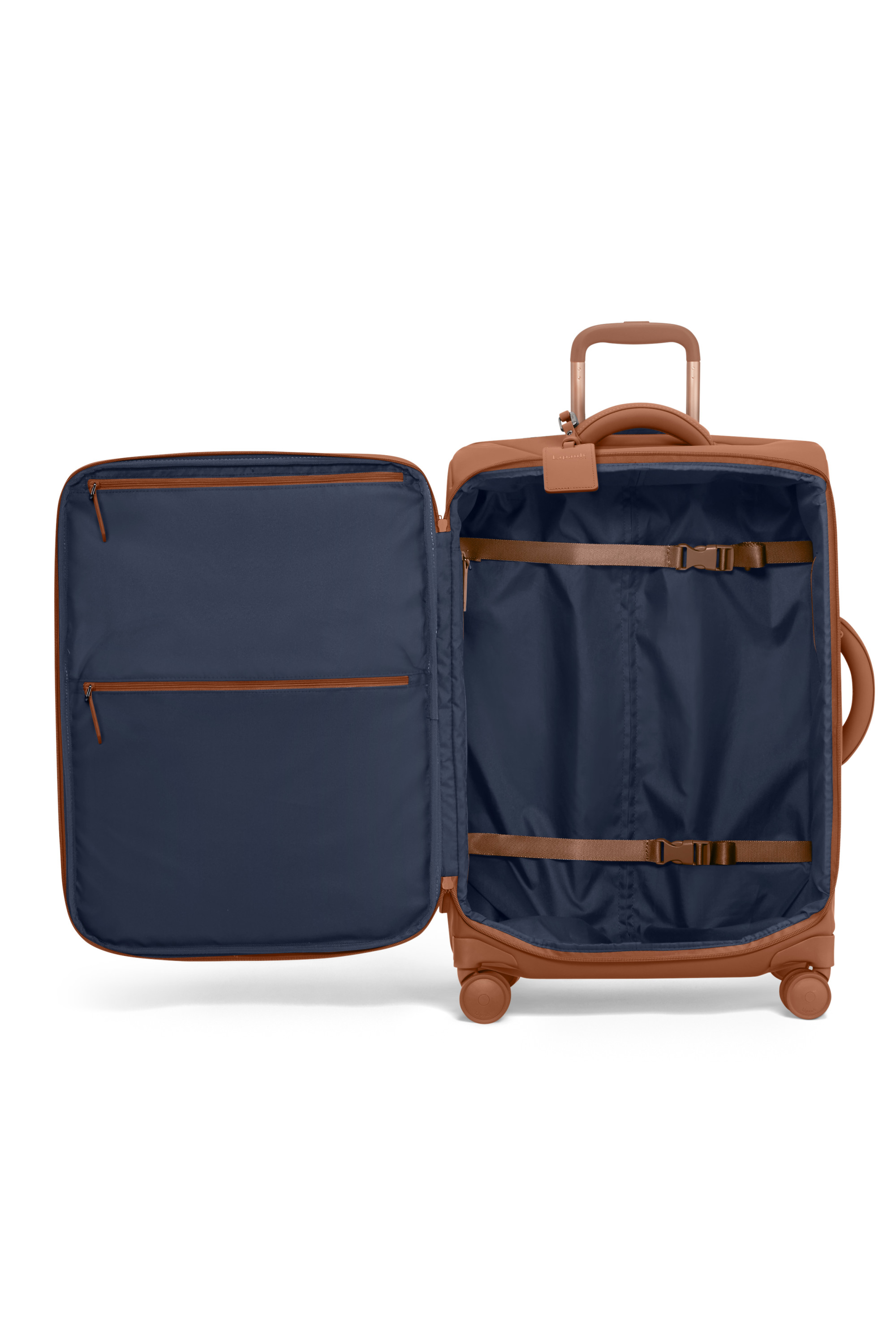 Lost in berlin valise 4 roues taille m LIPAULT PARIS Marron