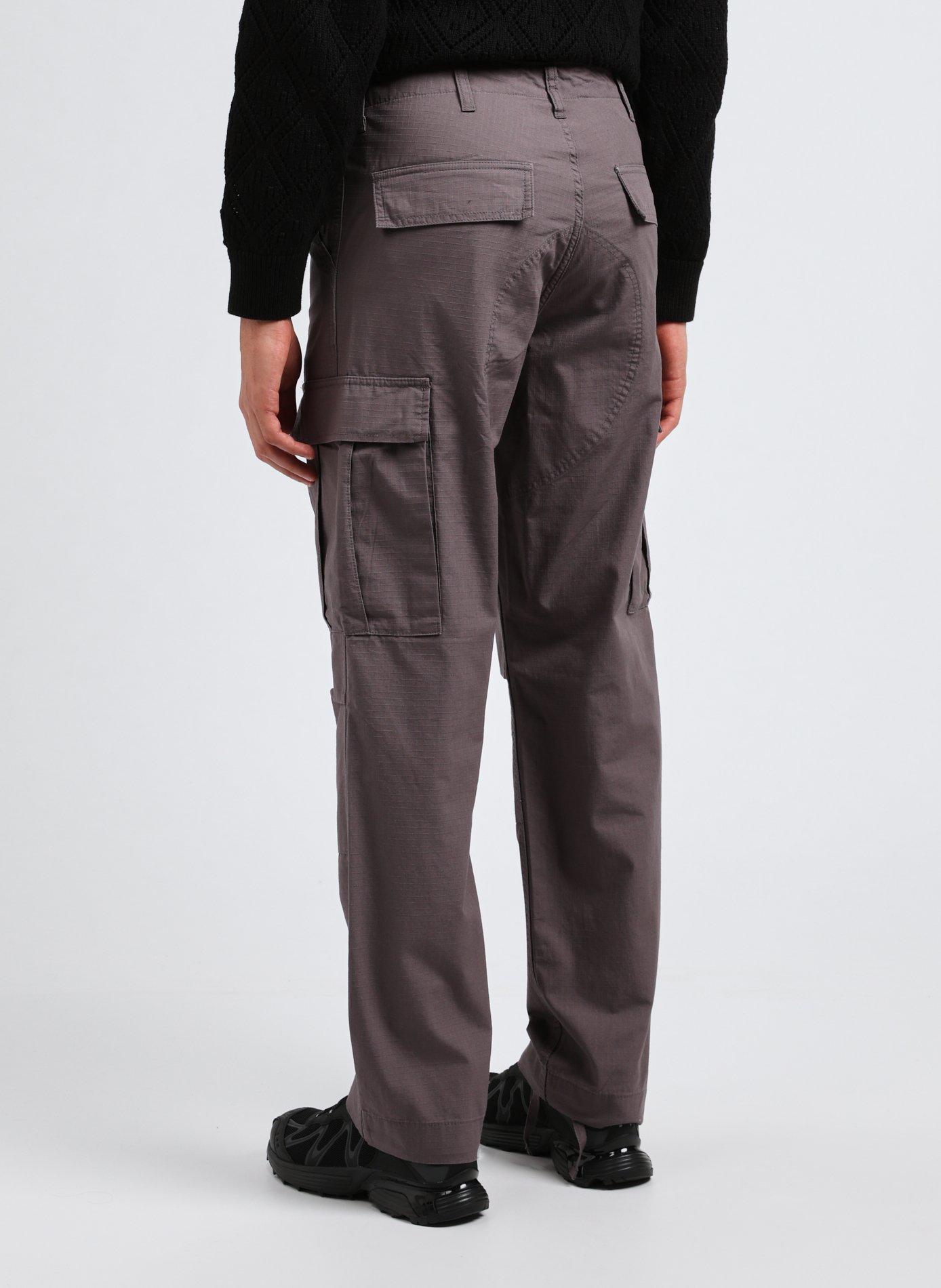 Pantalon cargo en coton CARHARTT WIP Gris