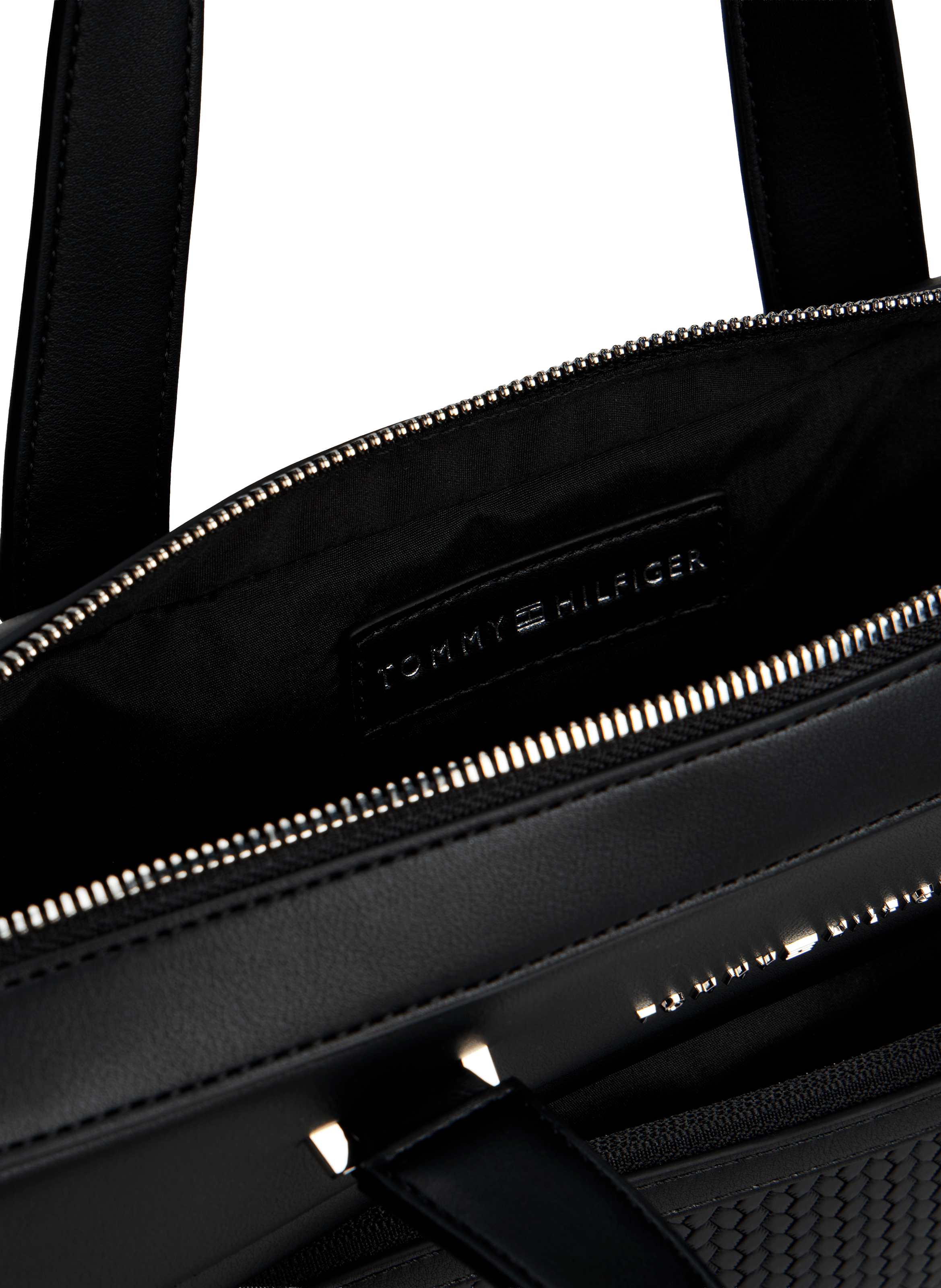 Woven laptop bag TOMMY HILFIGER Black