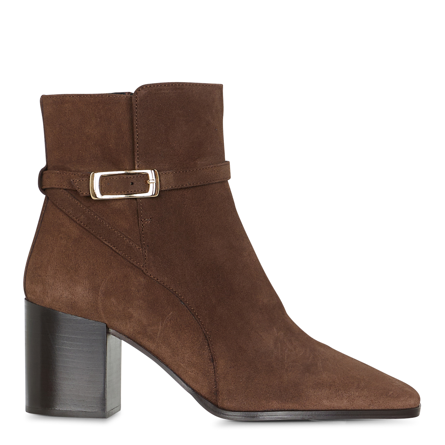 Bottines en cuir n°668 RIVECOUR Marron