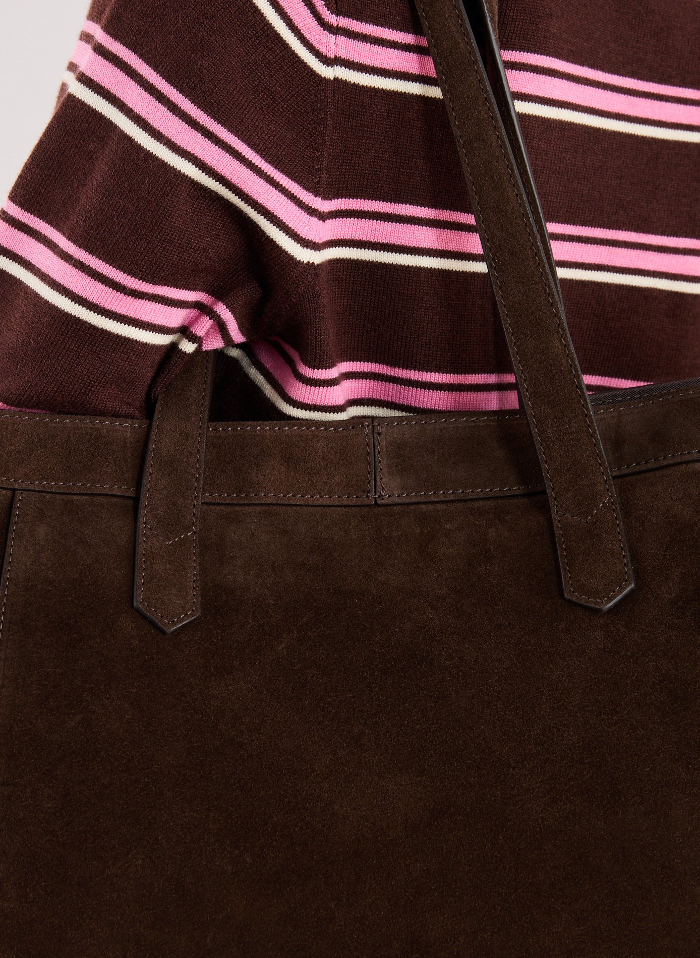 Sac cabas Enzo en cuir SAISON 1865 Marron