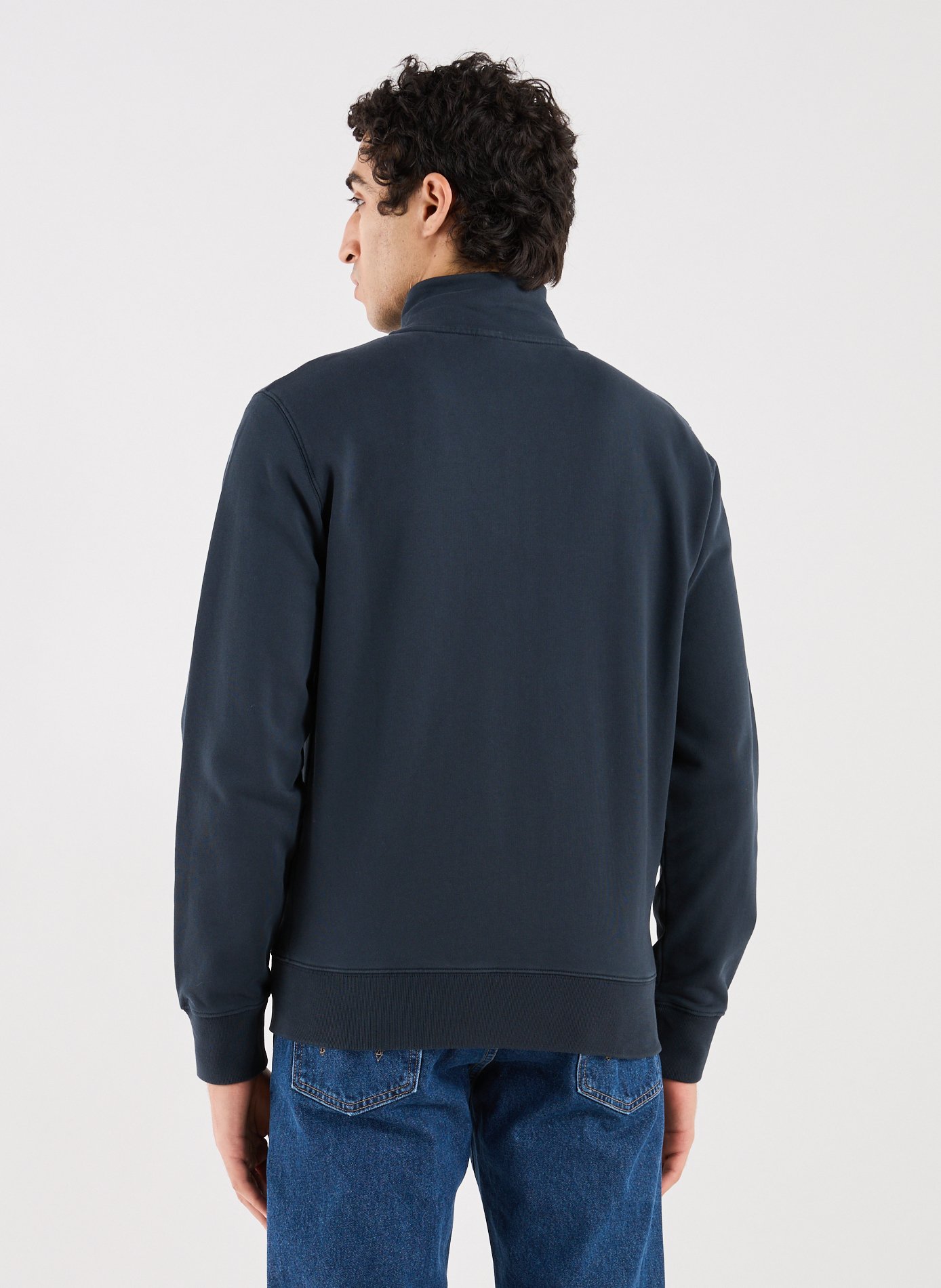 Zippered Vest DOUBLE BOLD FOX HEAD MAISON KITSUNÉ Blue