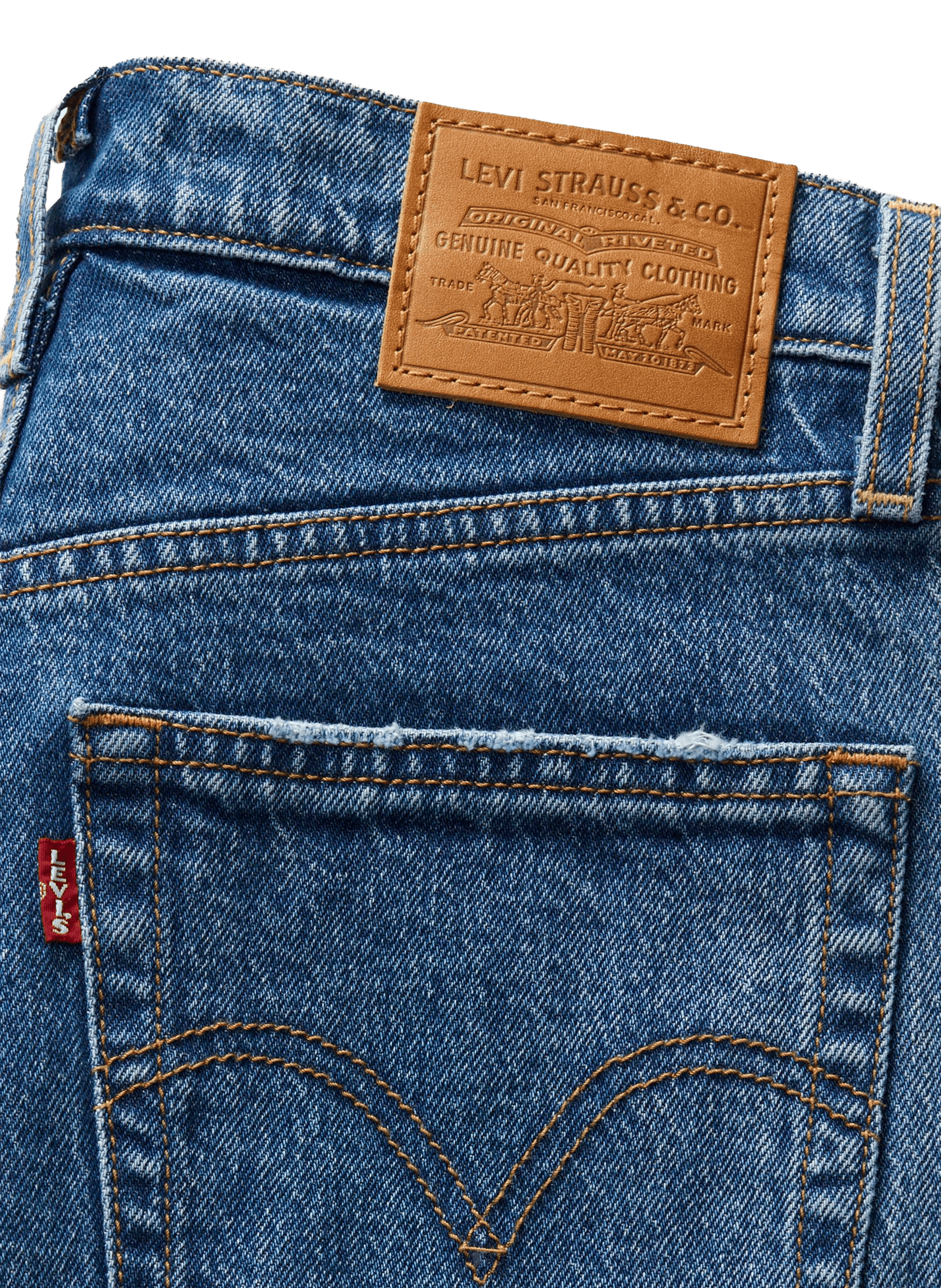 Ribcage jeans LEVI'S Blue