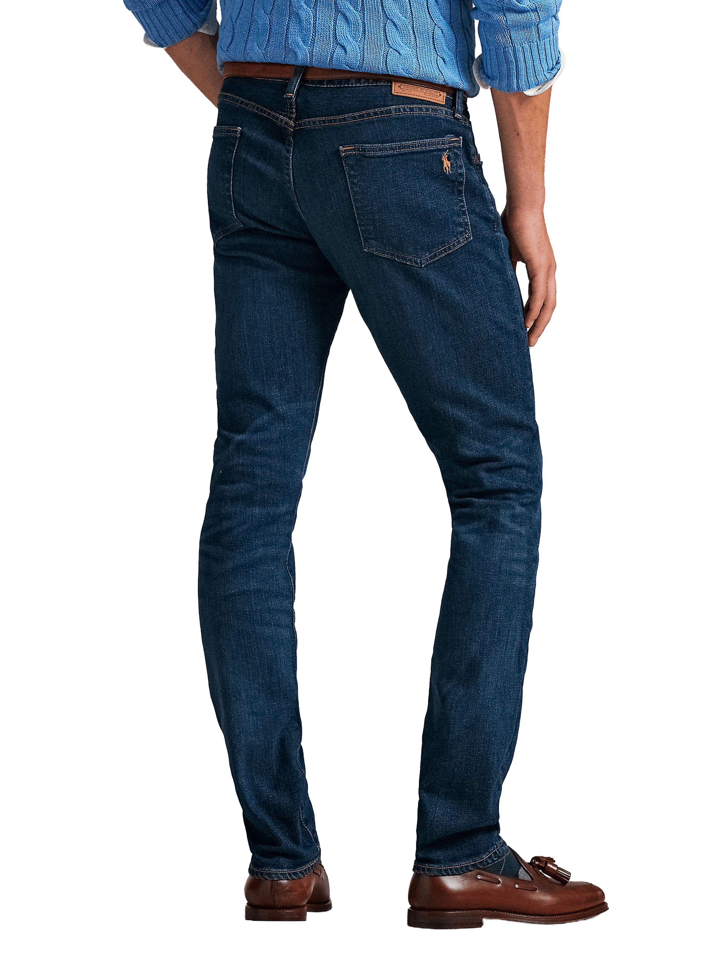 Cotton-blend slim-fit jeans POLO RALPH LAUREN Blue