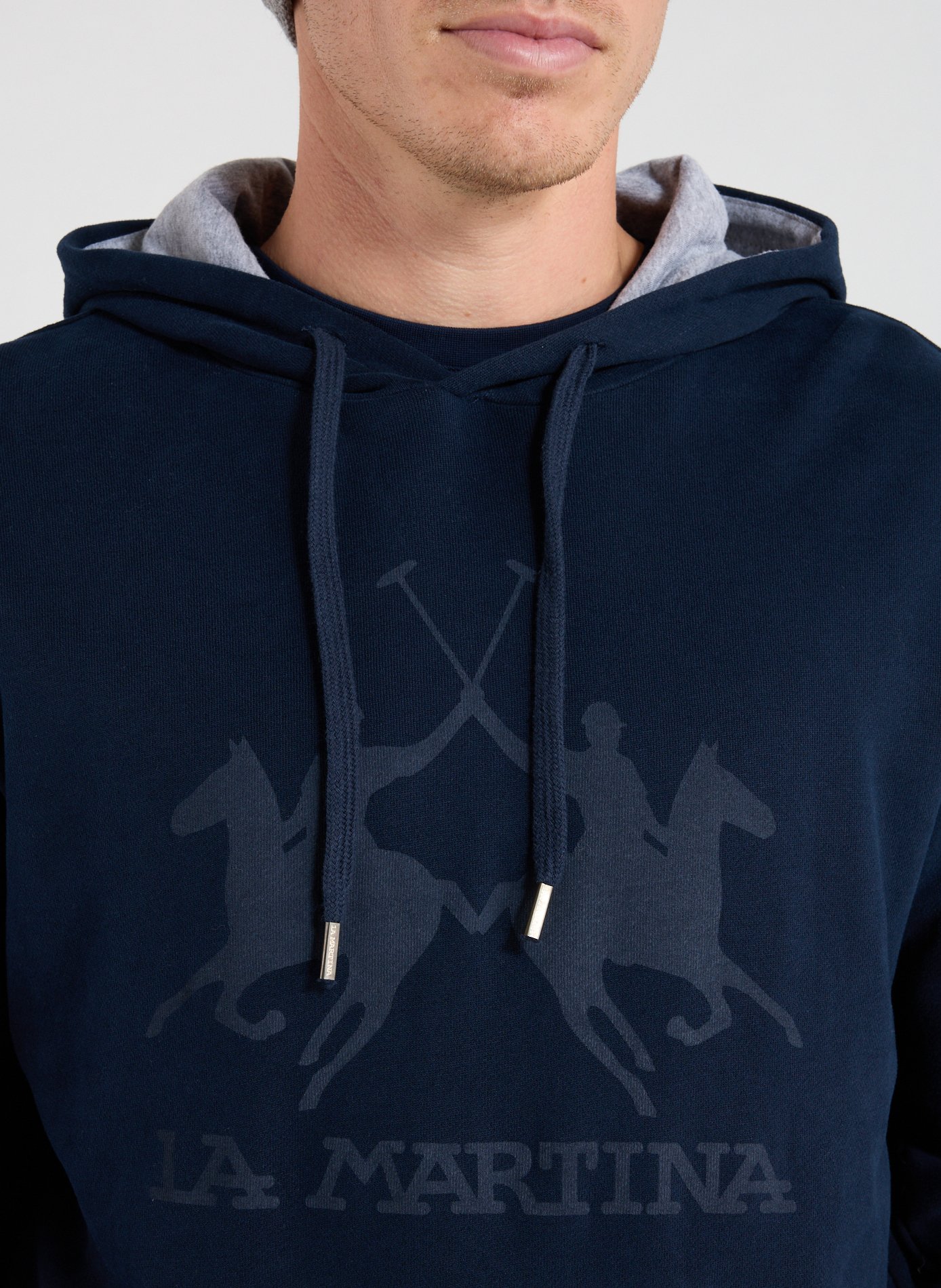 Hoodie en coton LA MARTINA Bleu