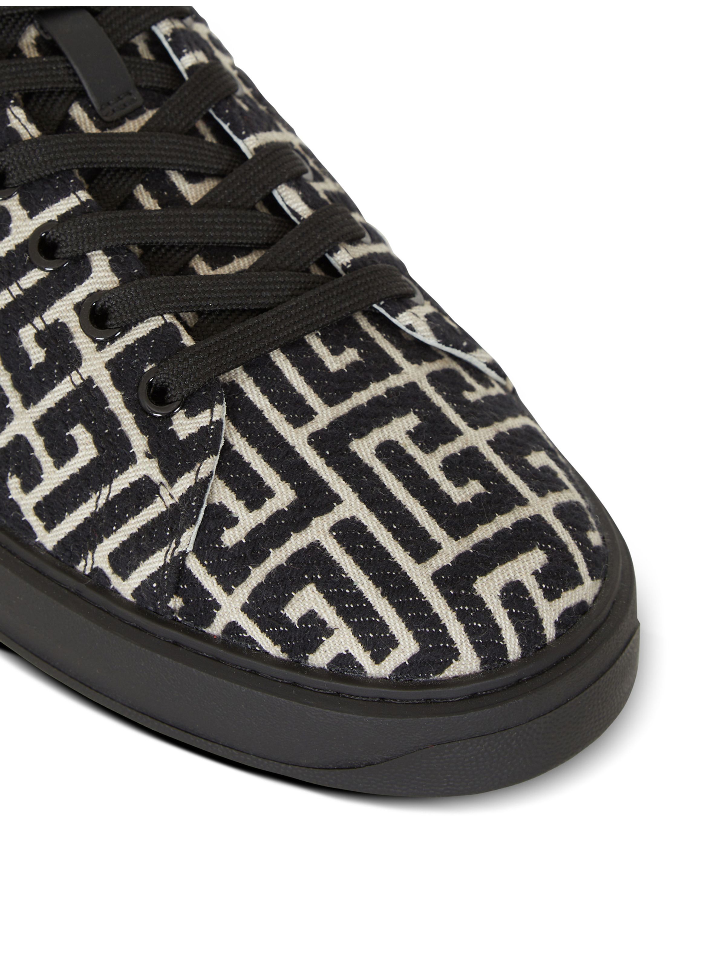 Baskets b-court en jacquard monogramme BALMAIN Noir