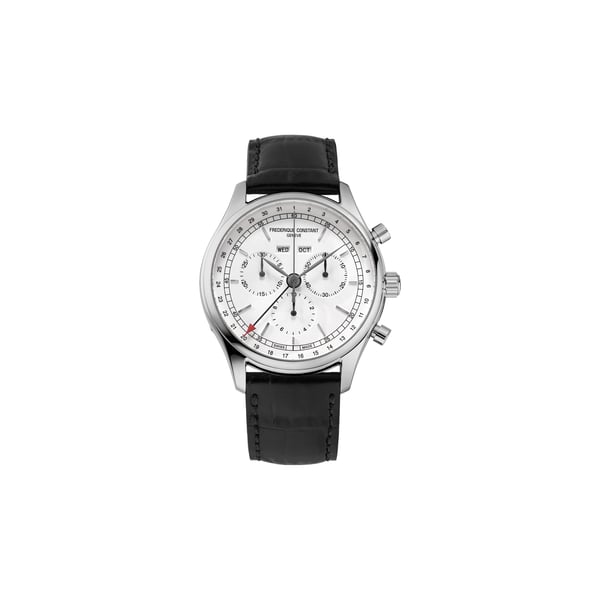 Montre quartz Classics quartz Chronograph triple calendar en cuir Montre quartz Classics quartz Chronograph triple calendar en cuir