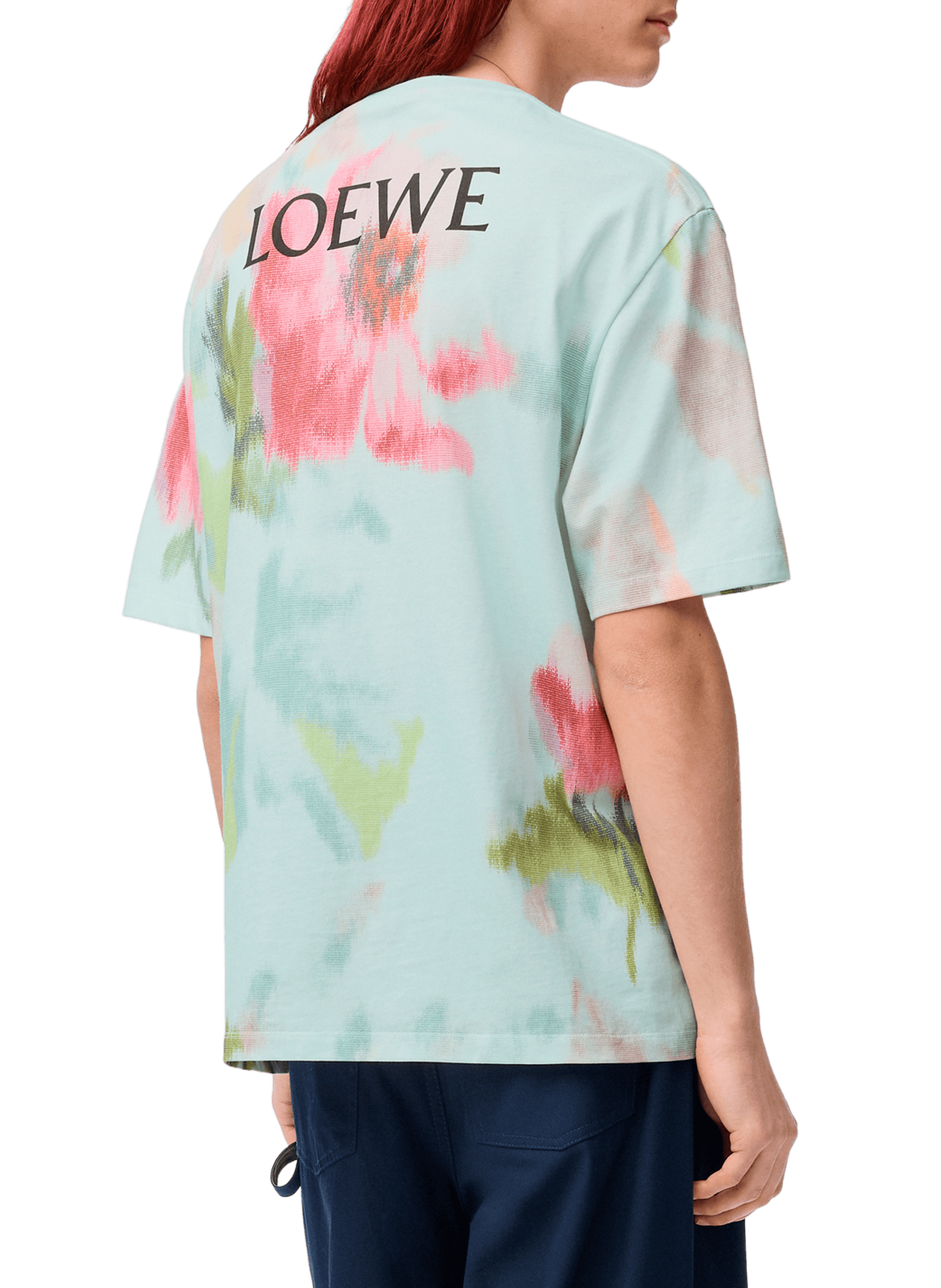 Large printed cotton T-shirt LOEWE Multicolour