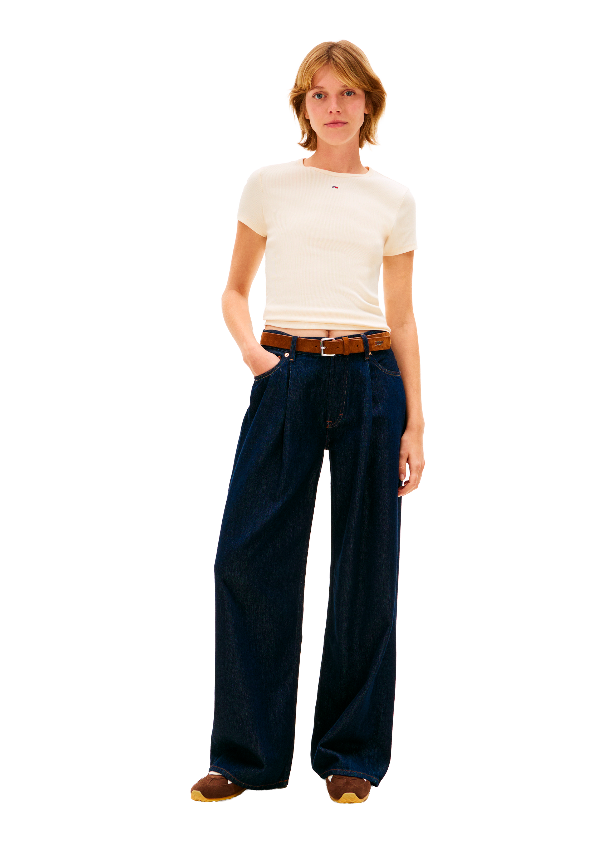  Logo T-shirt TOMMY HILFIGER Yellow