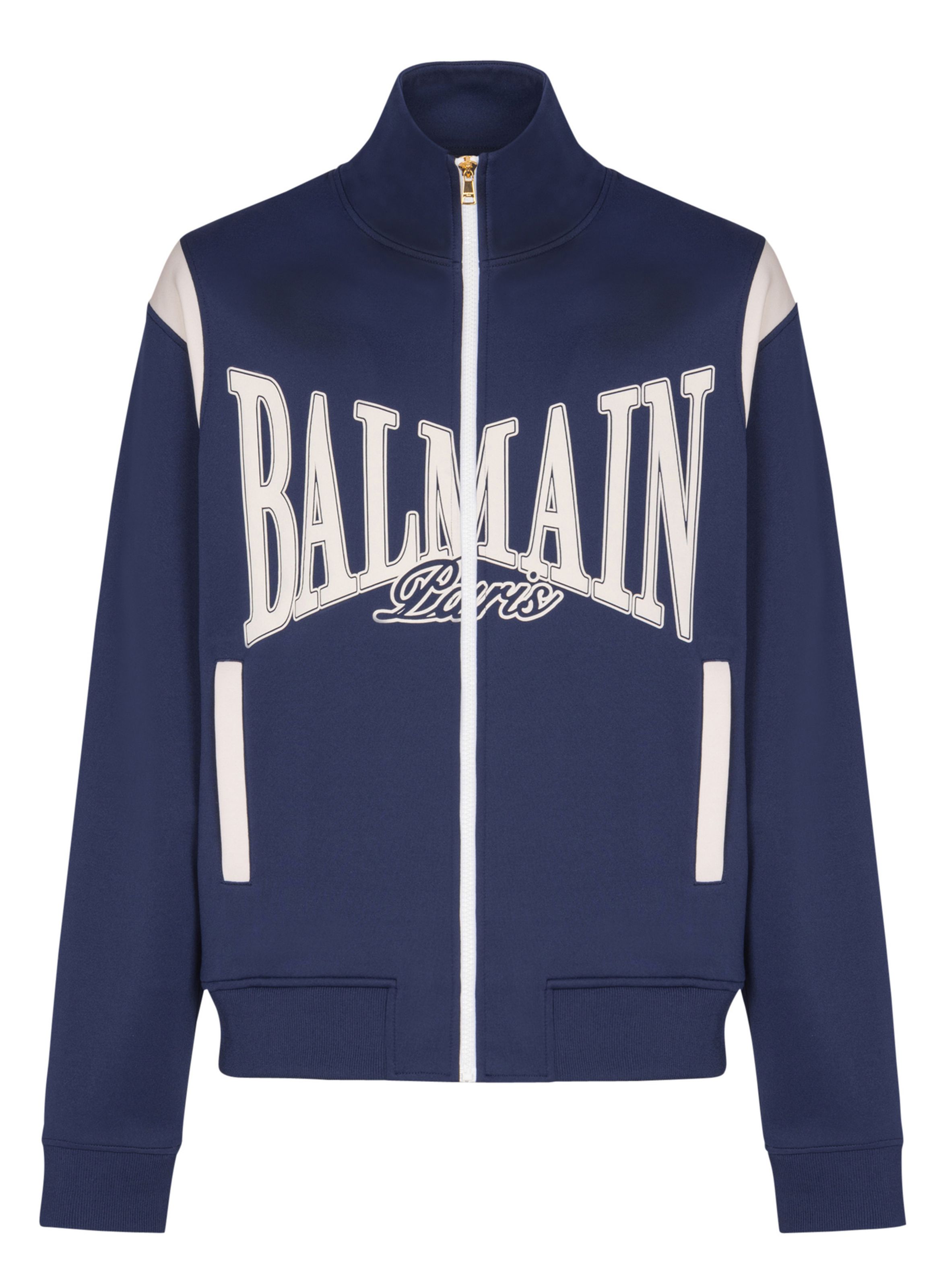 Veste sportive zippée balmain college BALMAIN Bleu