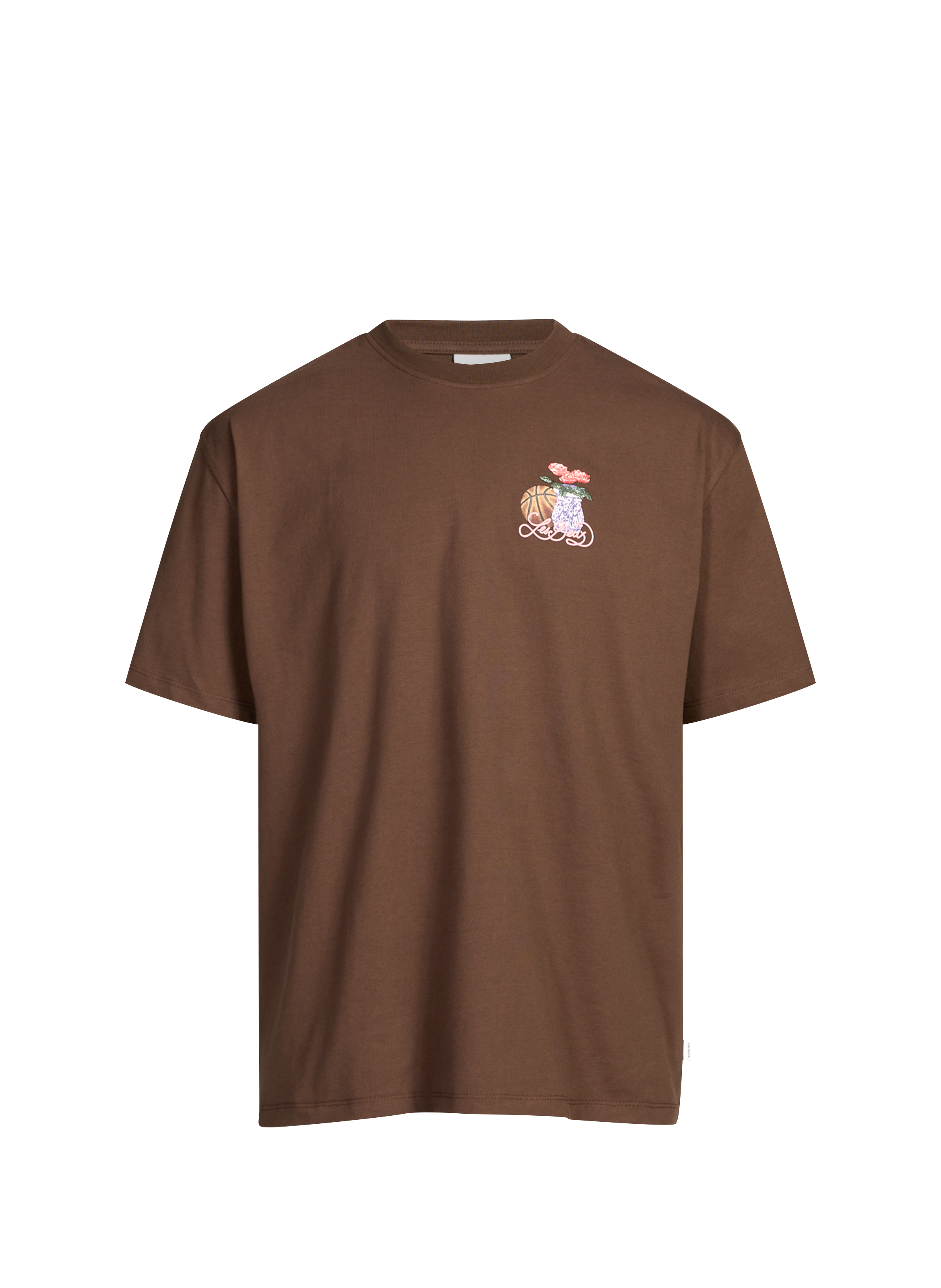 Printed cotton T-shirt LES DEUX Blue