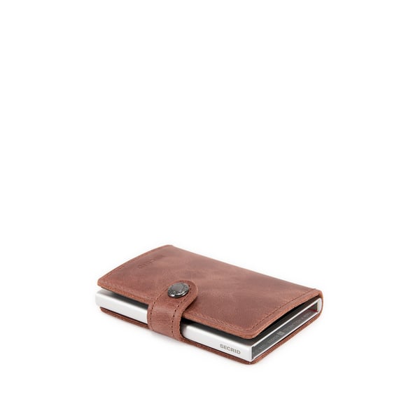 Secrid Porte-cartes Manuel Avec Protection In Brown
