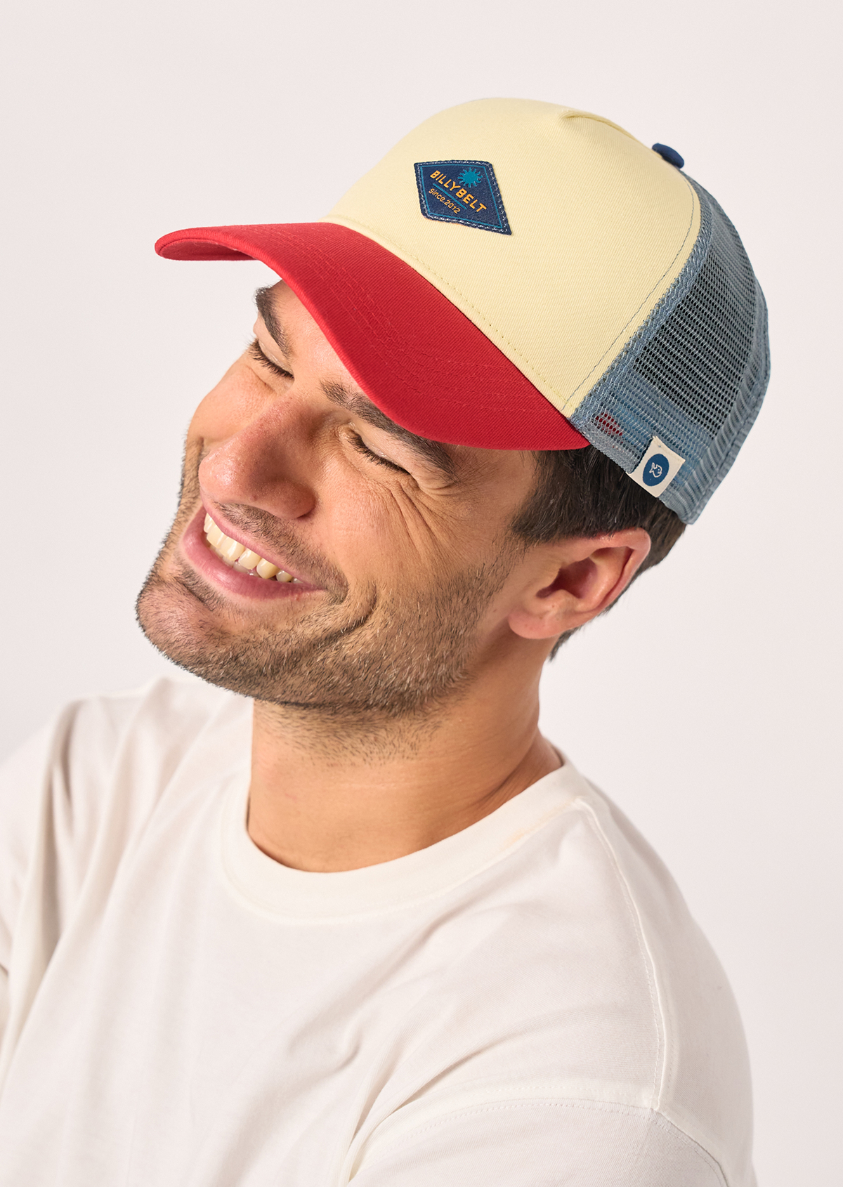 Casquette en coton trucker BILLYBELT Jaune