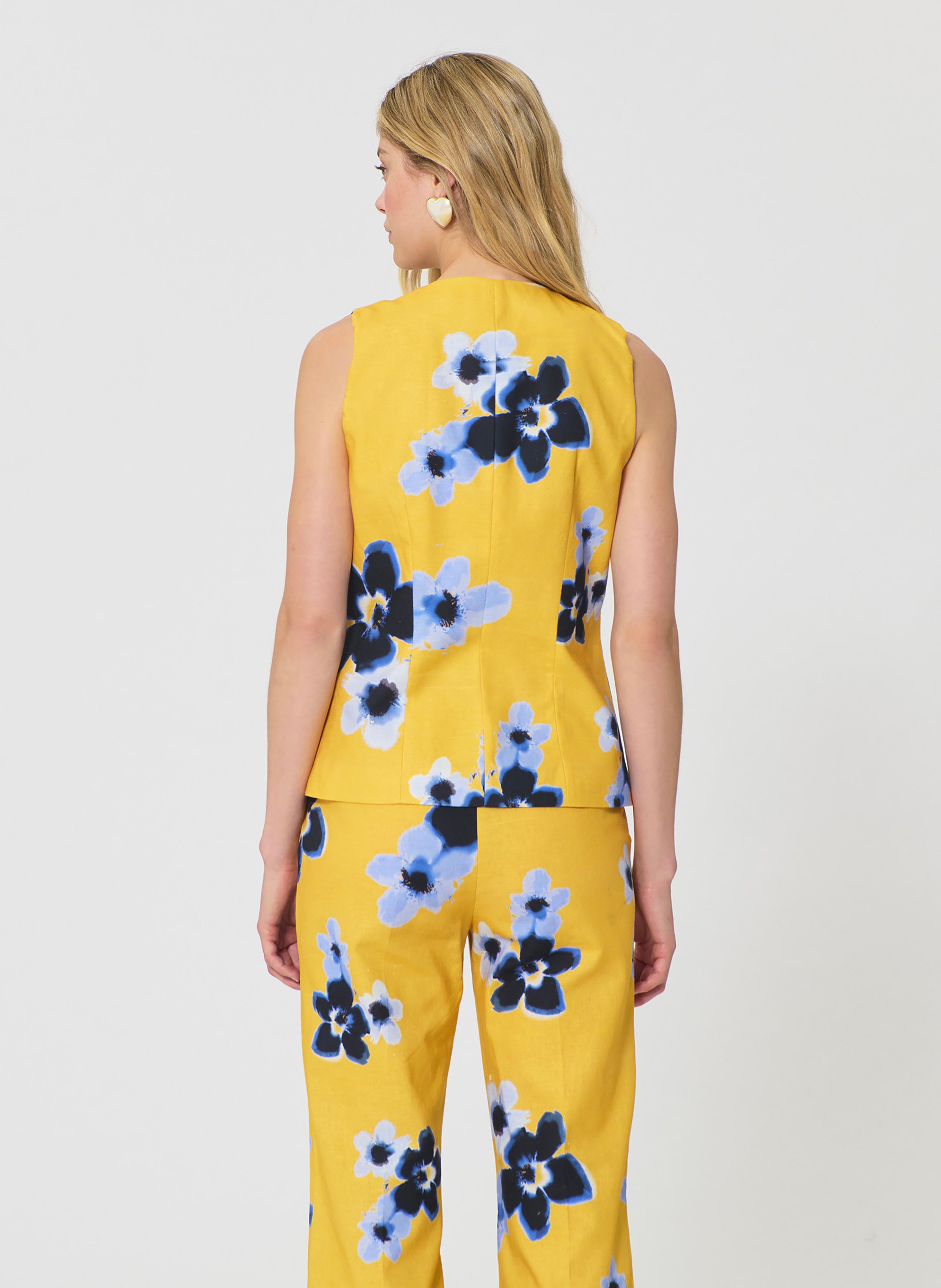 Gilet giovanni TARA JARMON Jaune