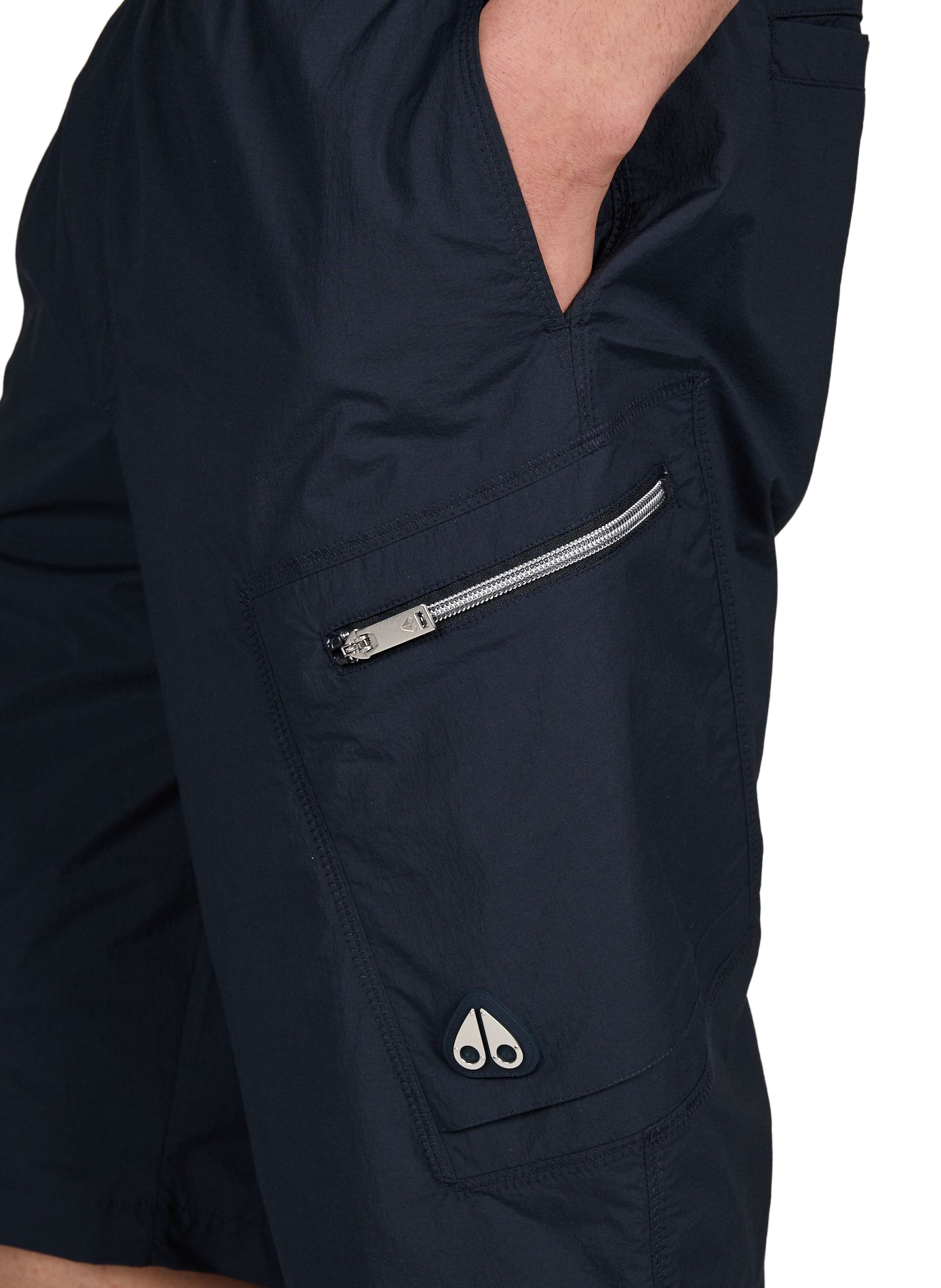 Short taille élastique avec poches zippées MOOSE KNUCKLES Bleu