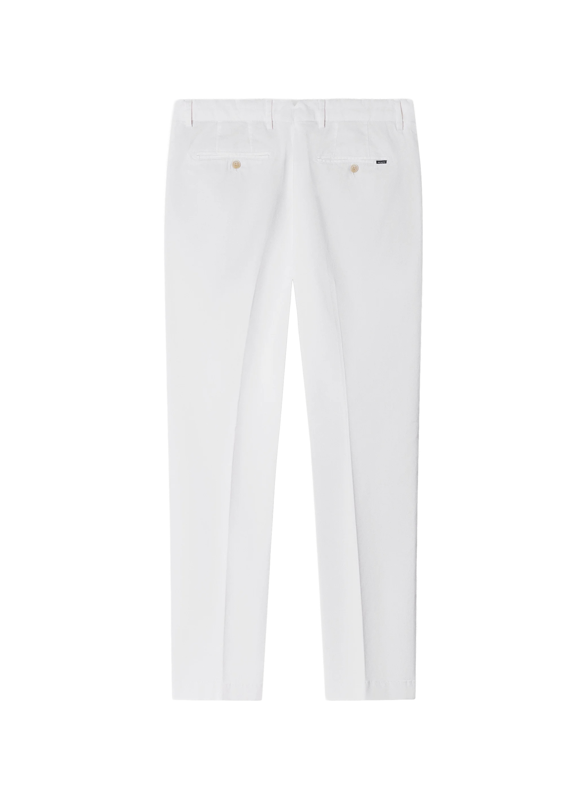 Kensington slim fit chino pants in stretch cotton HACKETT White