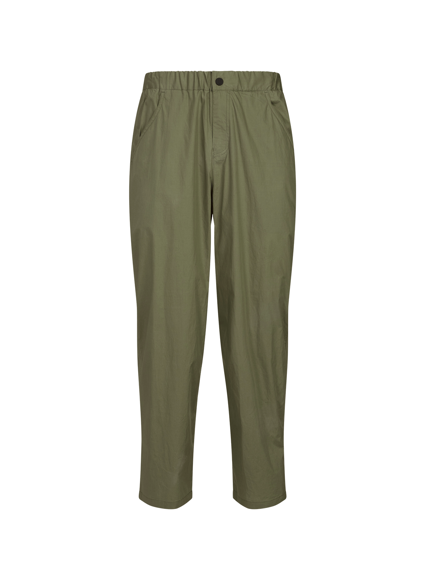 Straight cotton trousers KNOWLEDGE COTTON Khaki