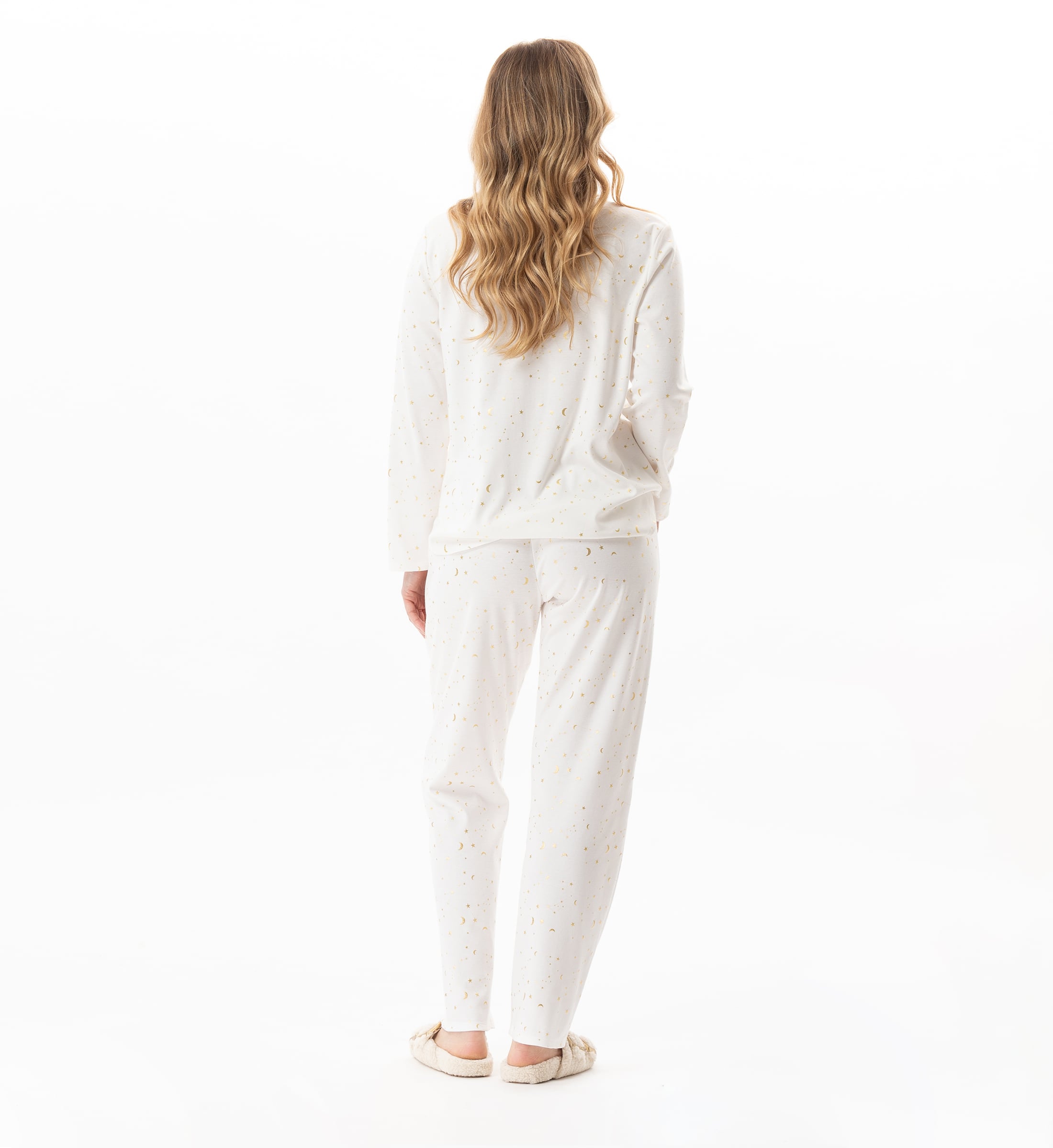 Pyjama en coton luna 102 LE CHAT Blanc