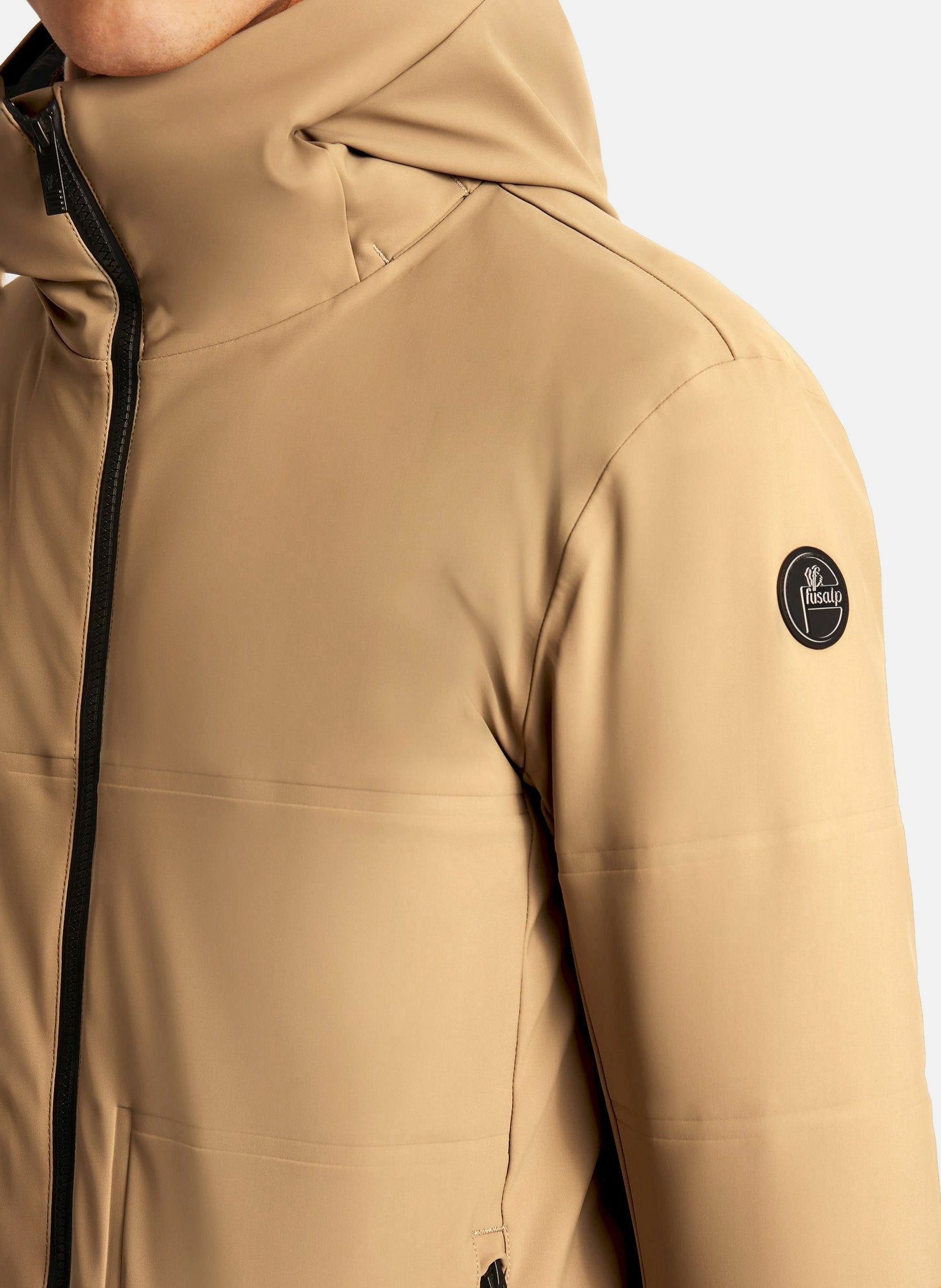 Veste de ski yohan col montant coupe regular FUSALP Beige