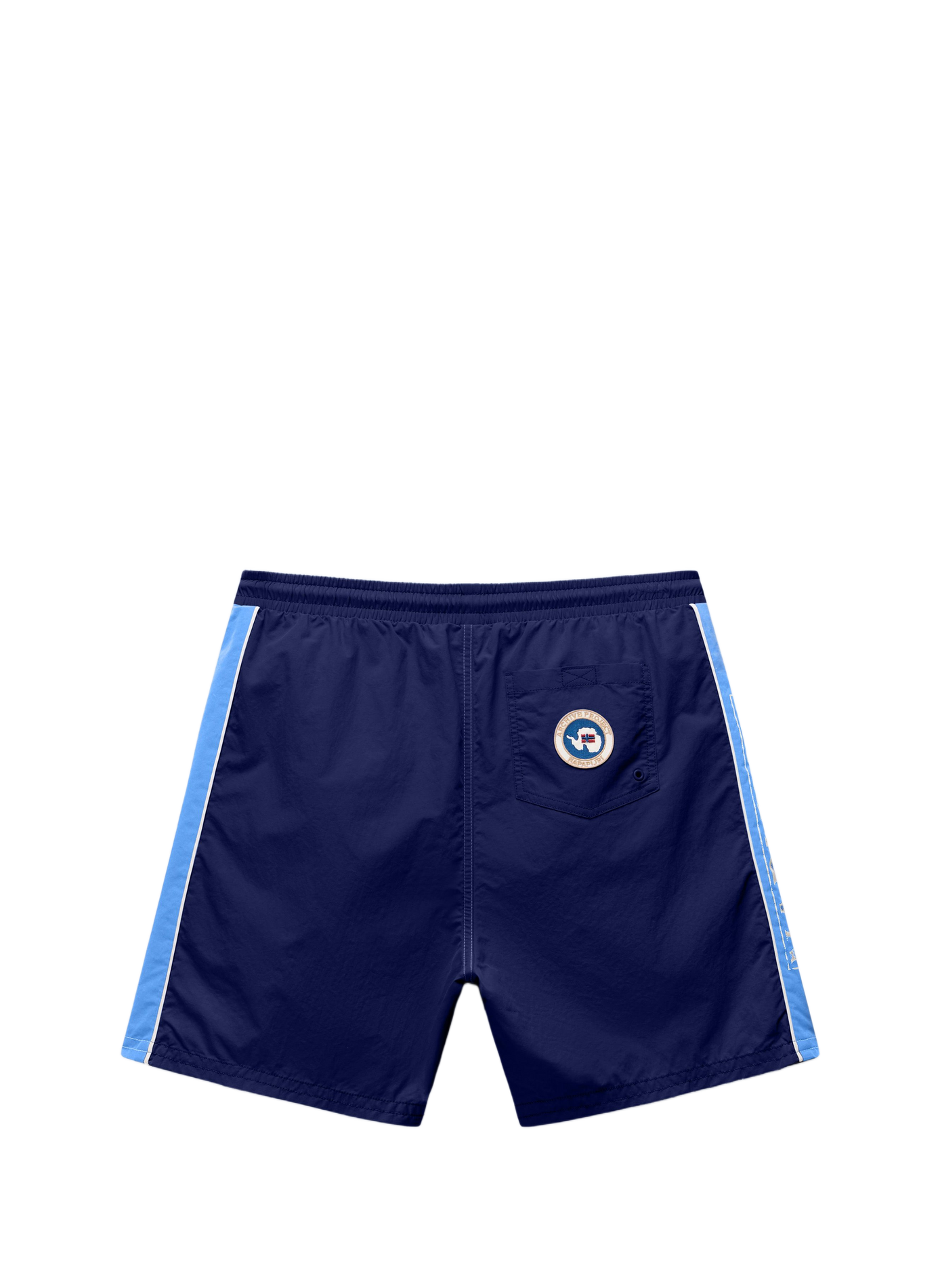 Short droit brodé à logo V-Reflect NAPAPIJRI Bleu