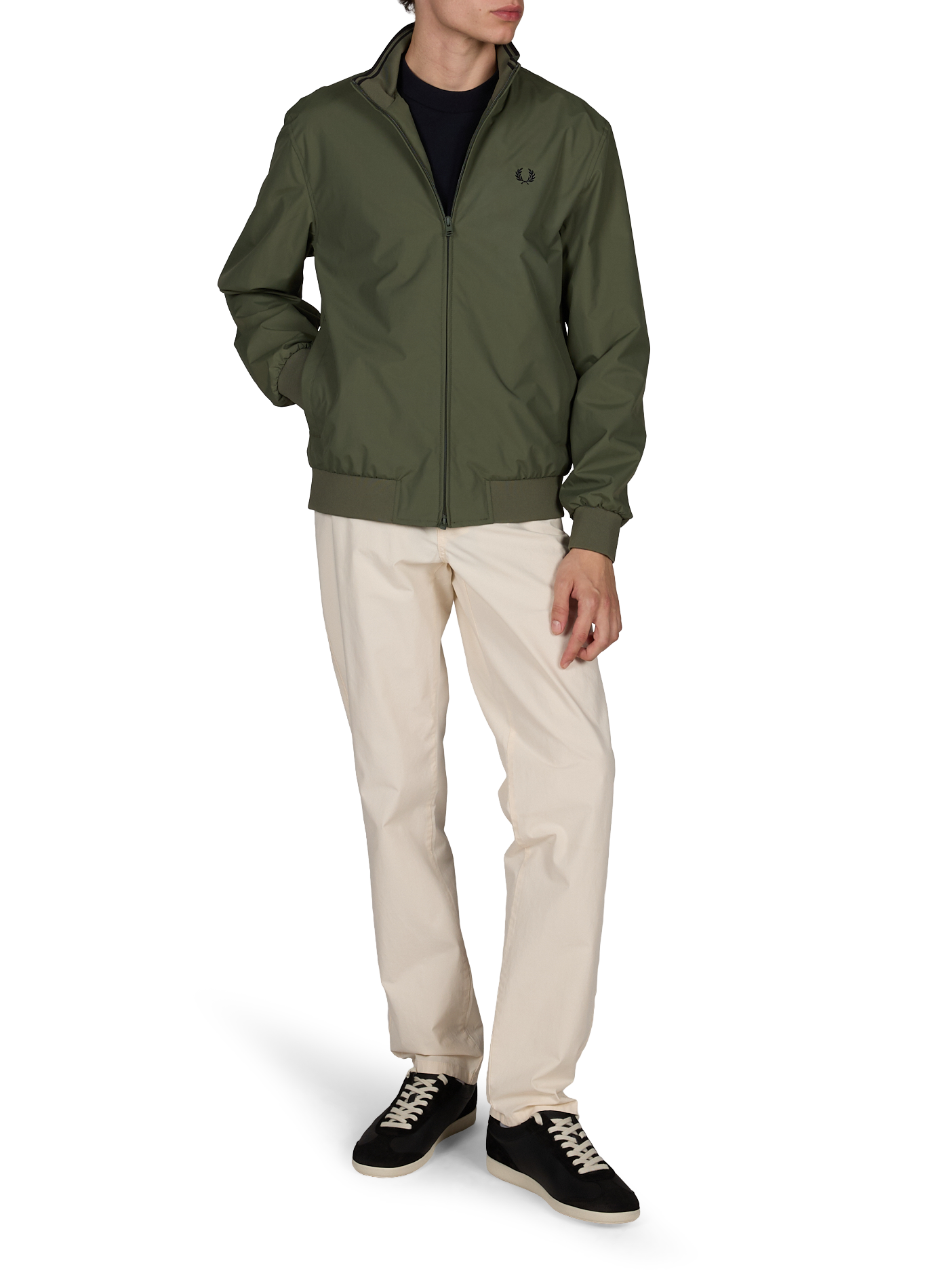Blouson col montant  FRED PERRY Vert