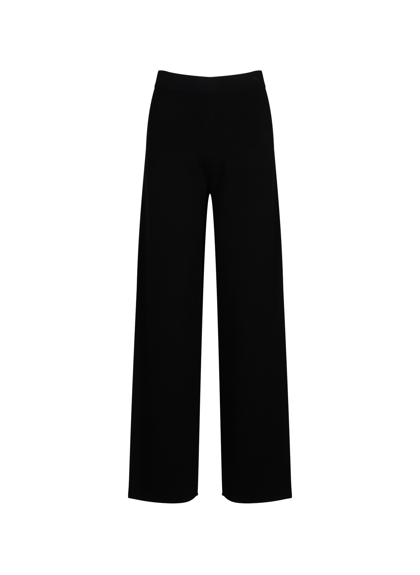 Gerade Strickhose MAX MARA STUDIO Schwarz