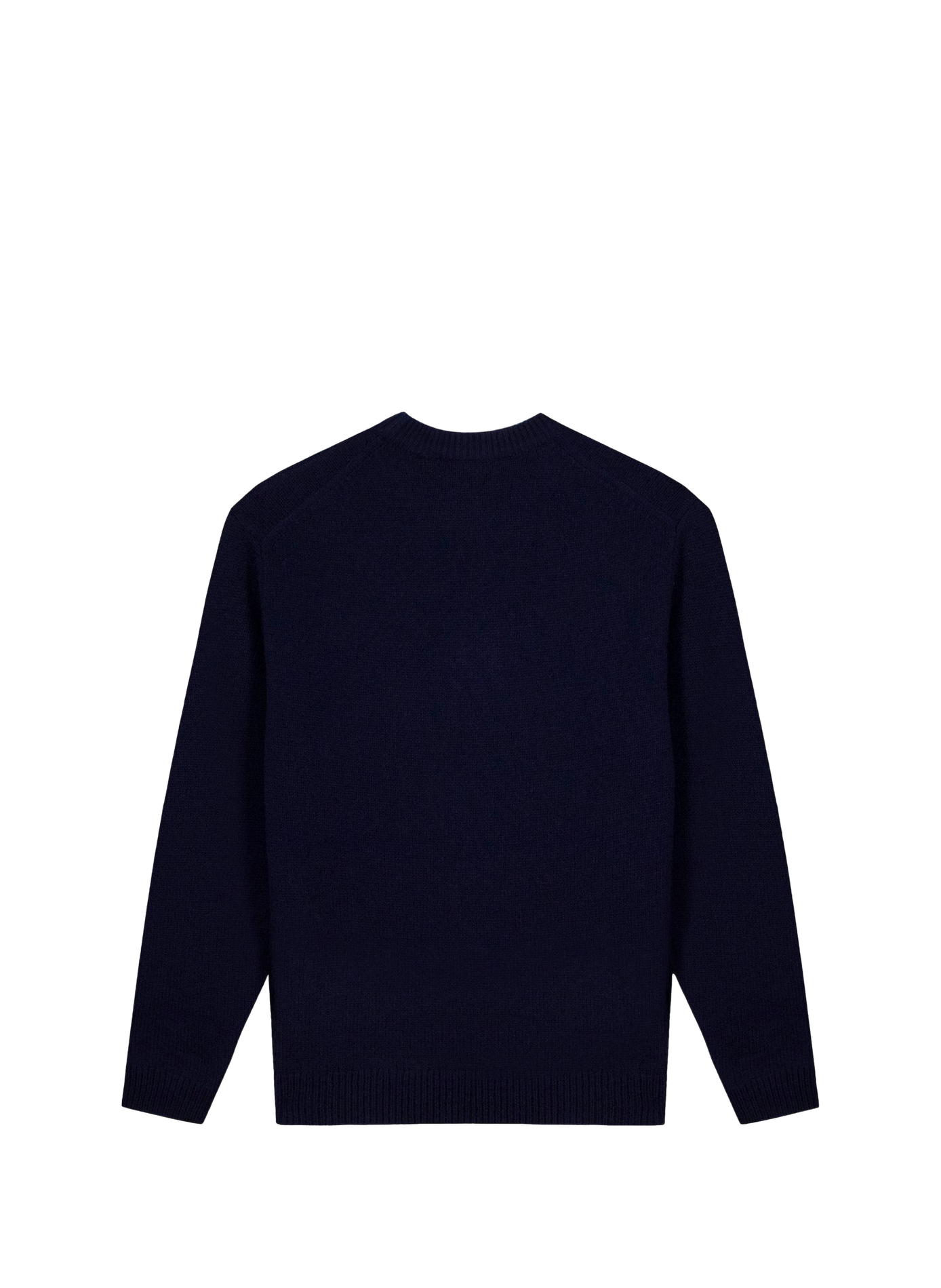 Straight round neck wool printed sweater MAISON LABICHE Blue