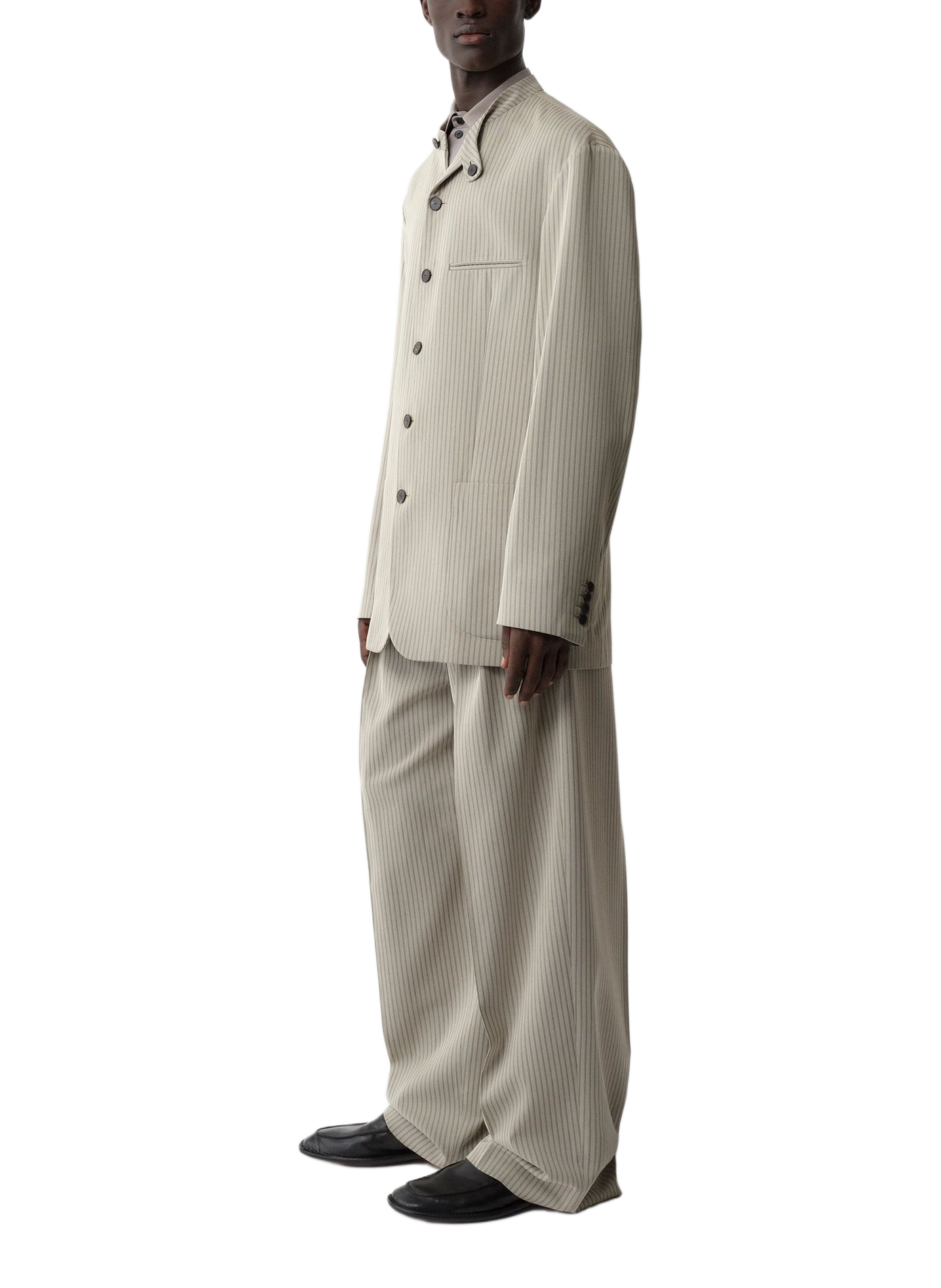 Lightweight Augustus jacket with high collar CALVIN KLEIN COLLECTION Beige