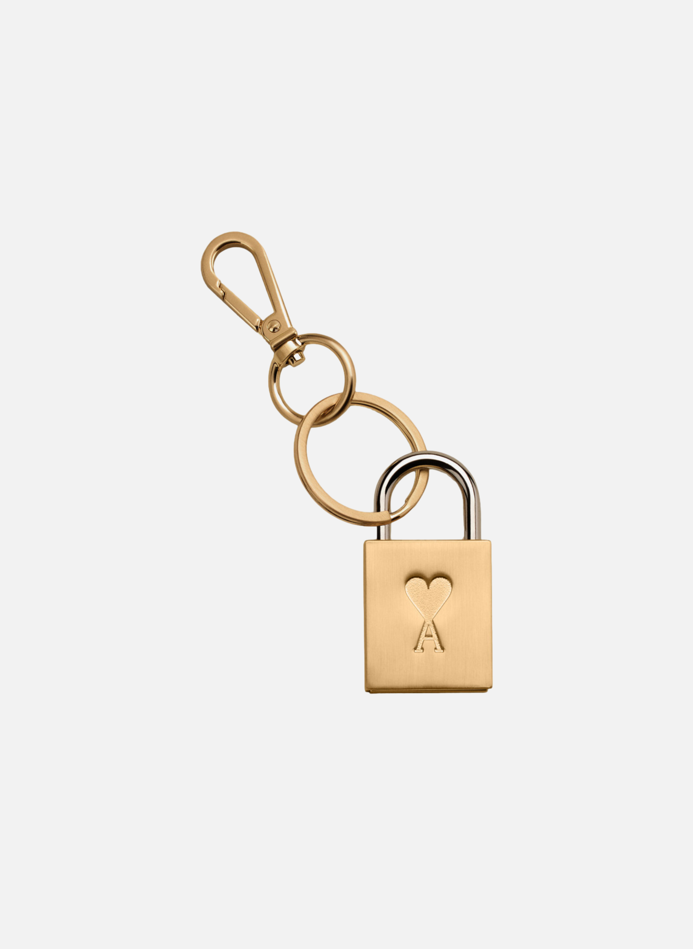 Porte-clés cadenas unisexe AMI PARIS Orange