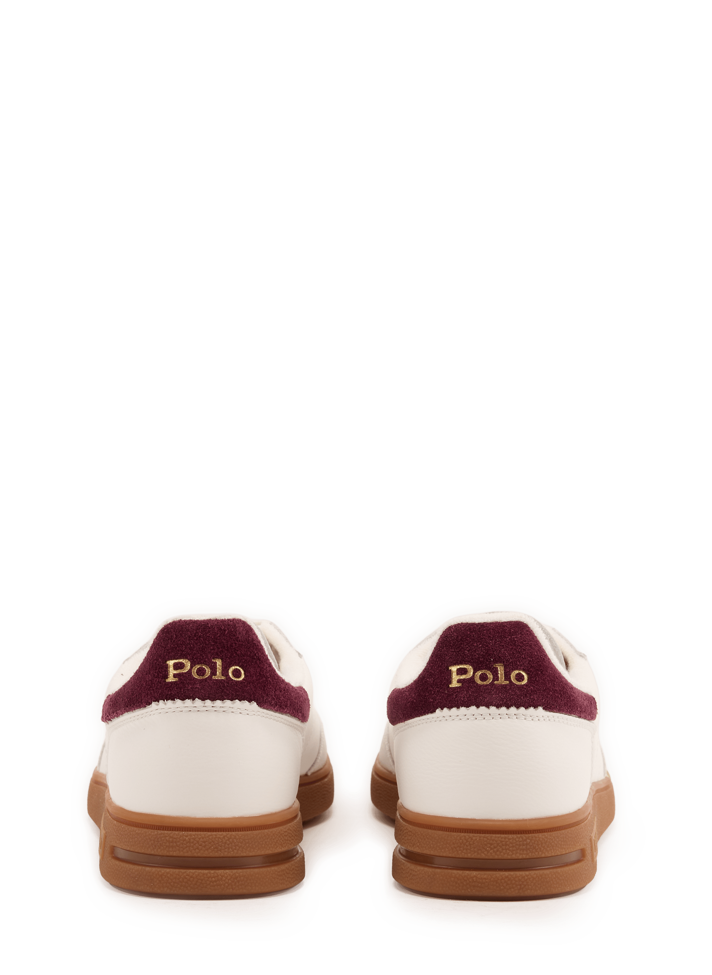 Low-top Bedford leather sneakers POLO RALPH LAUREN White