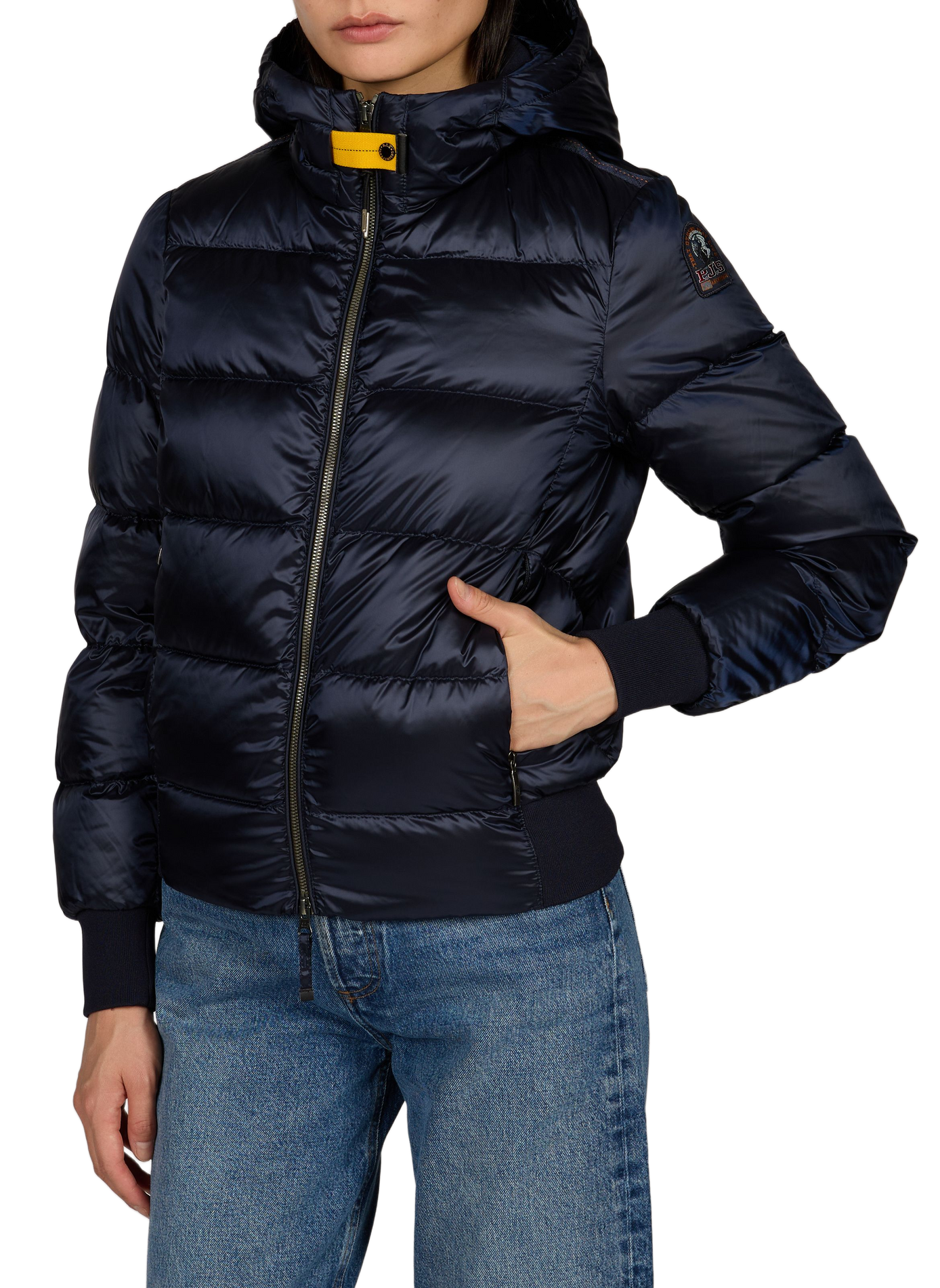Doudoune droite Maria à capuche  PARAJUMPERS Bleu