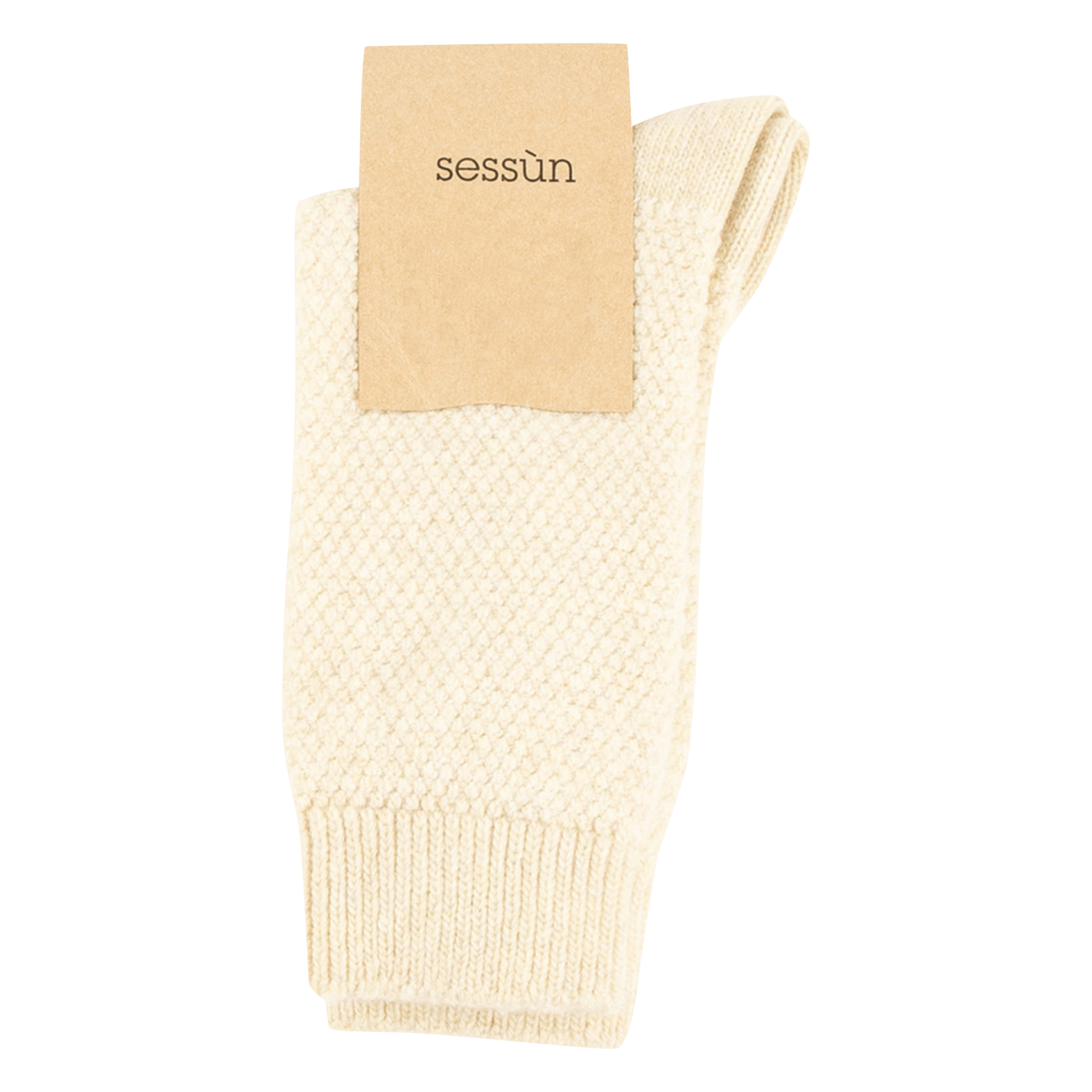 Chaussettes épaisses en coton mélangé bellina SESSUN Beige