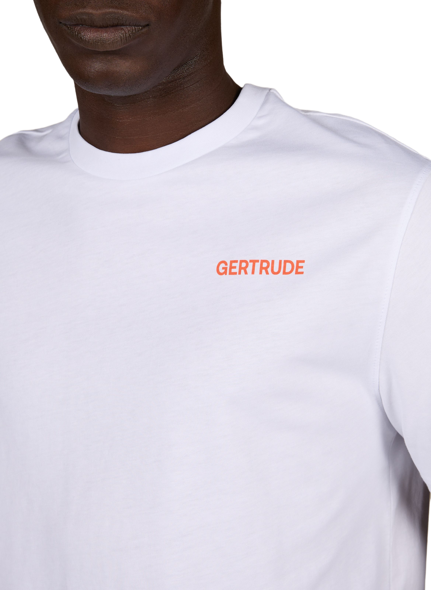 Straight cotton t-shirt GERTRUDE White