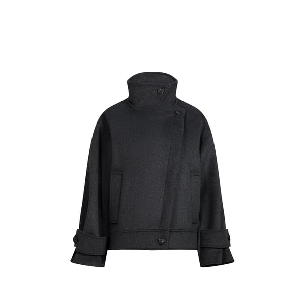 Manteau ample en laine mélangée Manteau ample en laine mélangée
