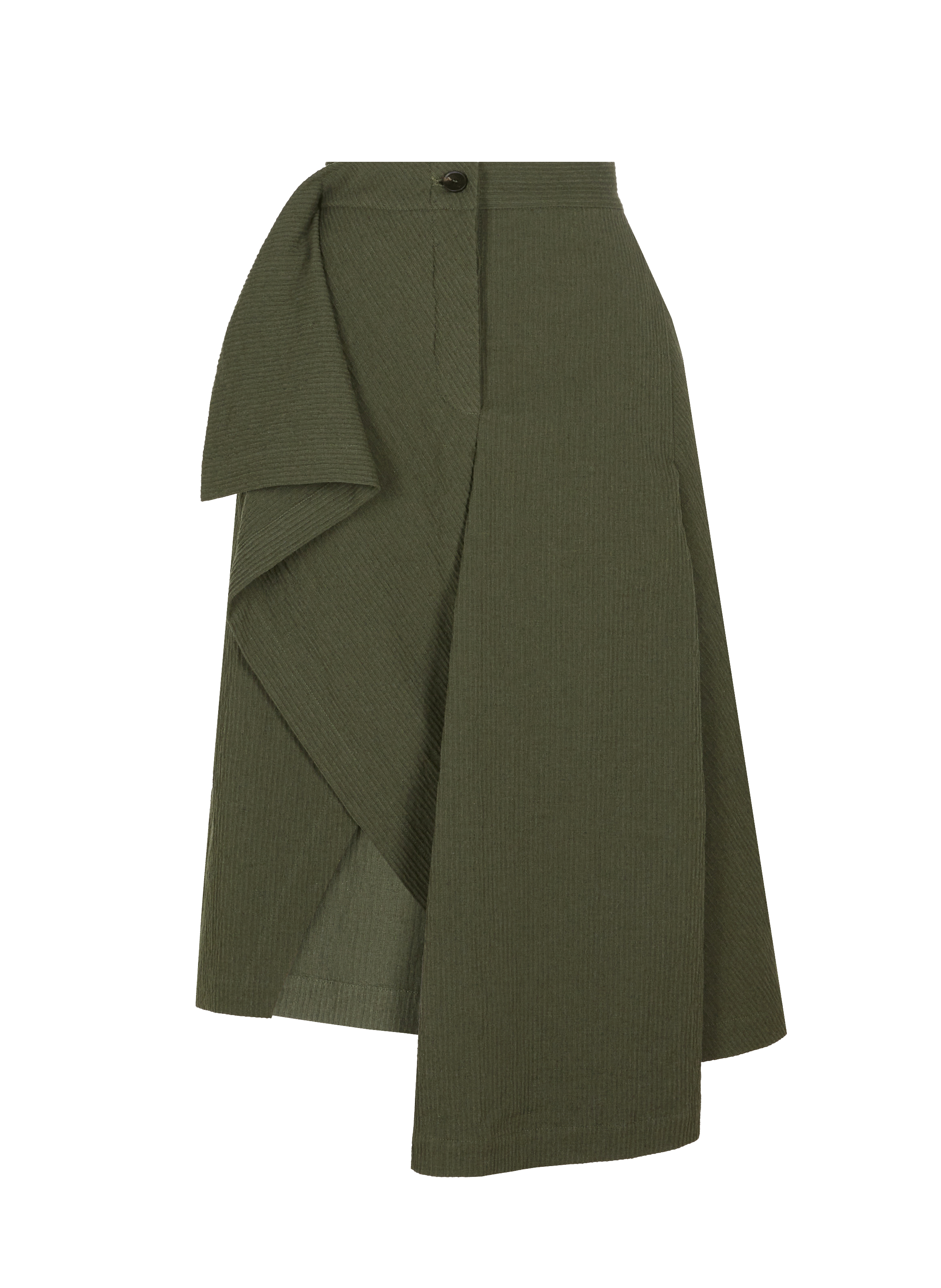 Jupe asymétrique texturée