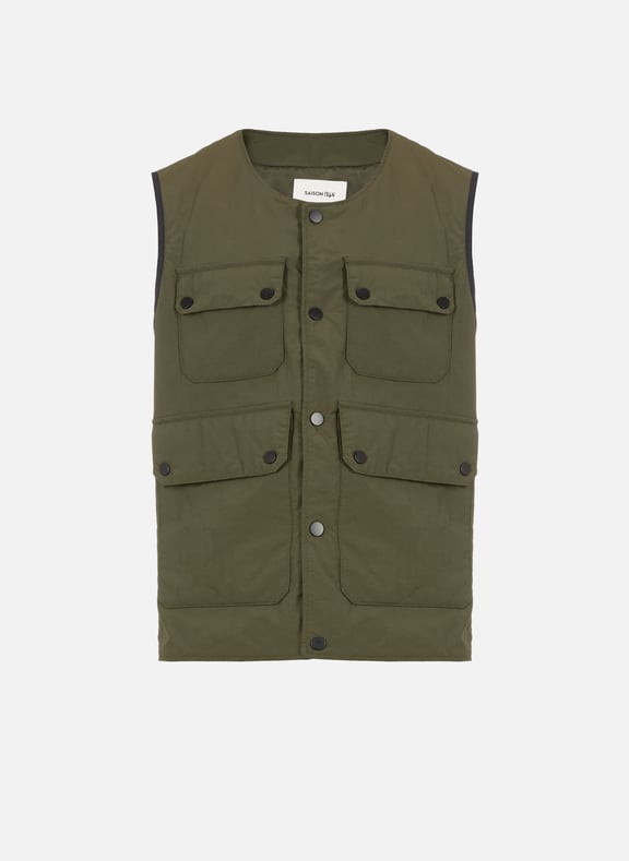 Gilet Green by SAISON 1865 SAISON 1865 Gilet Green