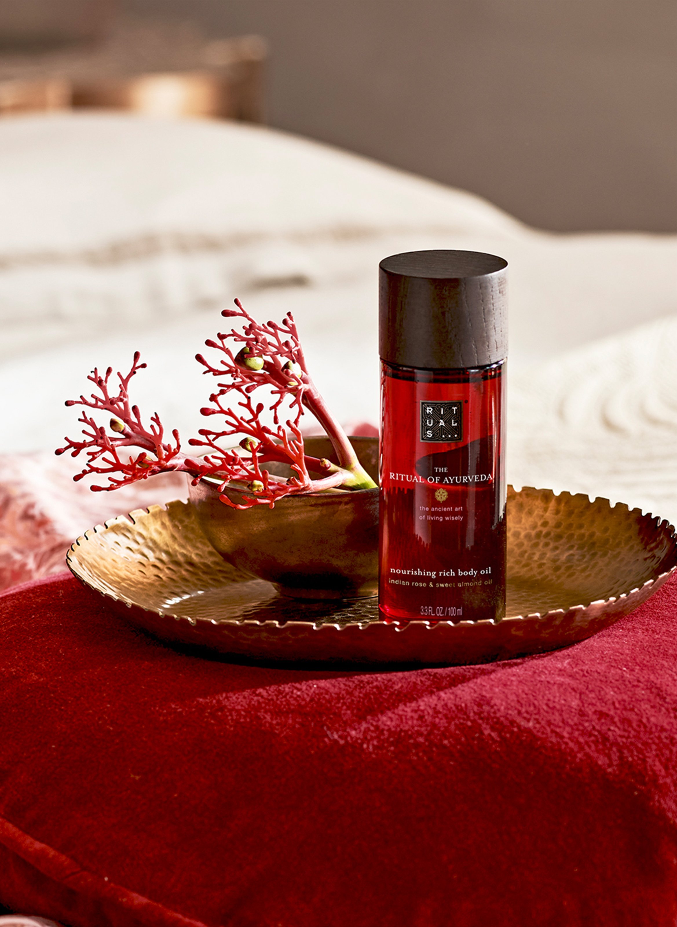 Rituals The Ritual Of Ayurveda Körperöl – 100 Ml, Mit Indischer Rose & Süßmandel, Reichhaltig