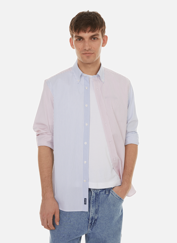 FACONNABLE Striped cotton shirt Multicolour