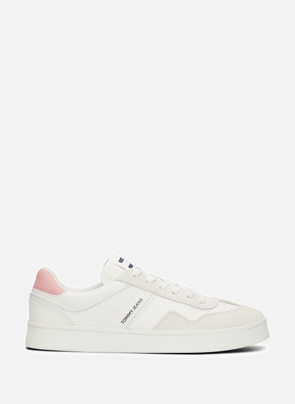 Baskets en cuir Beige by TOMMY HILFIGER TOMMY HILFIGER Baskets en cuir Beige