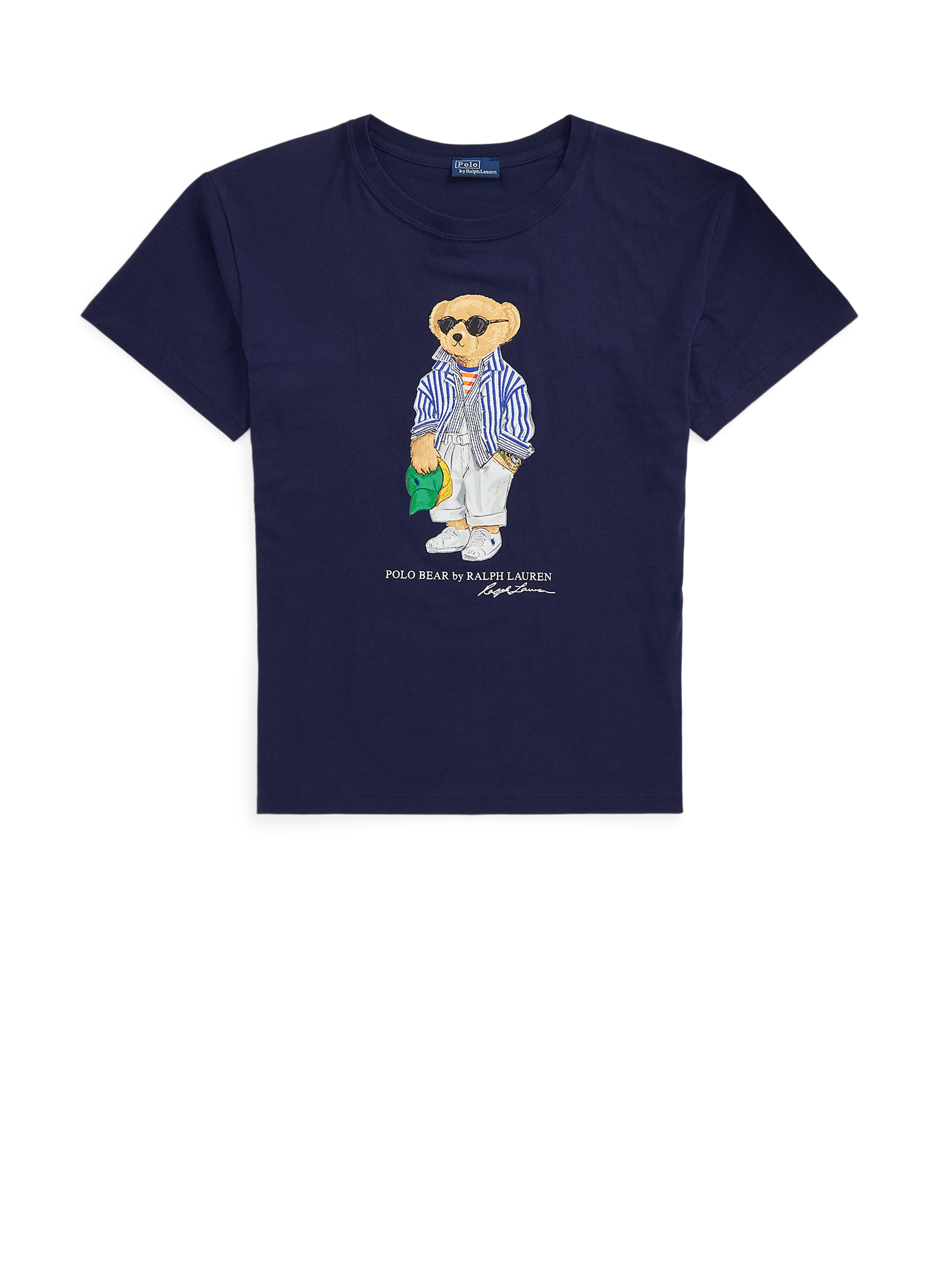 T-shirt à logo en coton POLO RALPH LAUREN Bleu