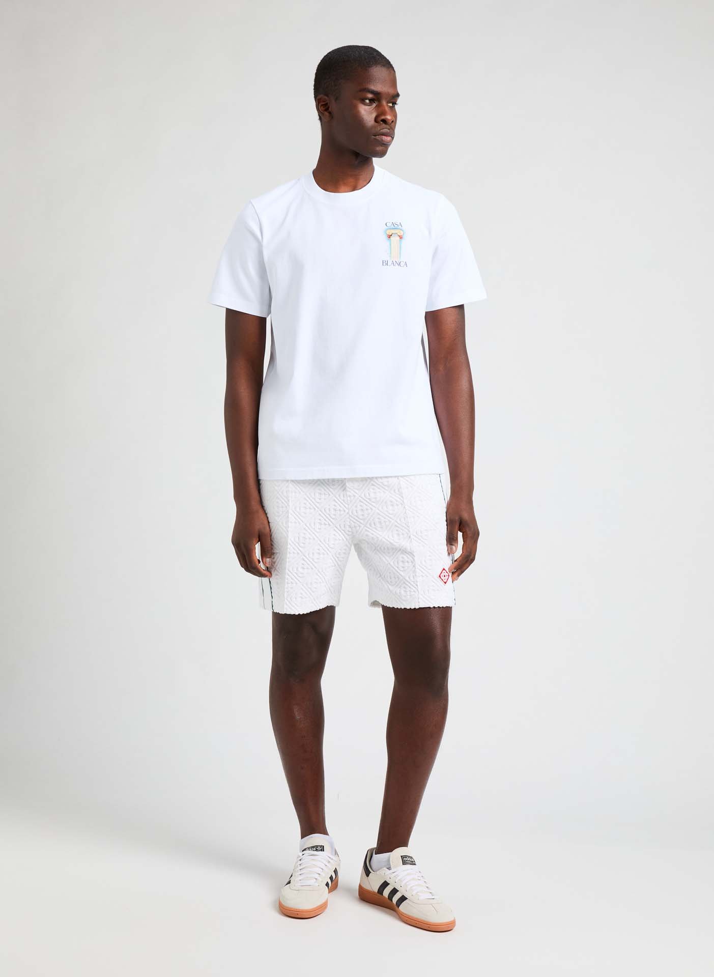 T-shirt The Column CASABLANCA PARIS White