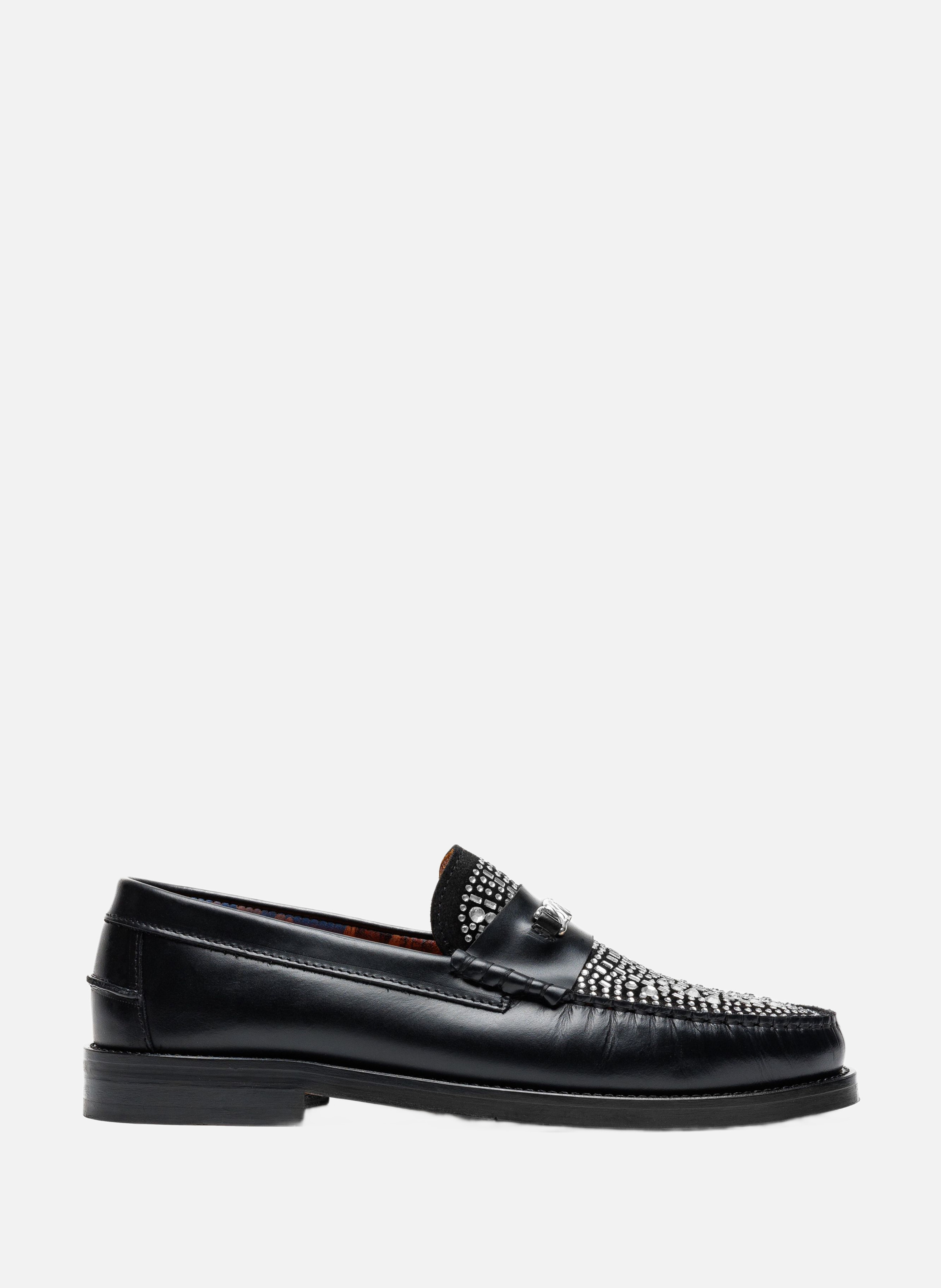 NAKED WOLFE Mocassins roma Argent