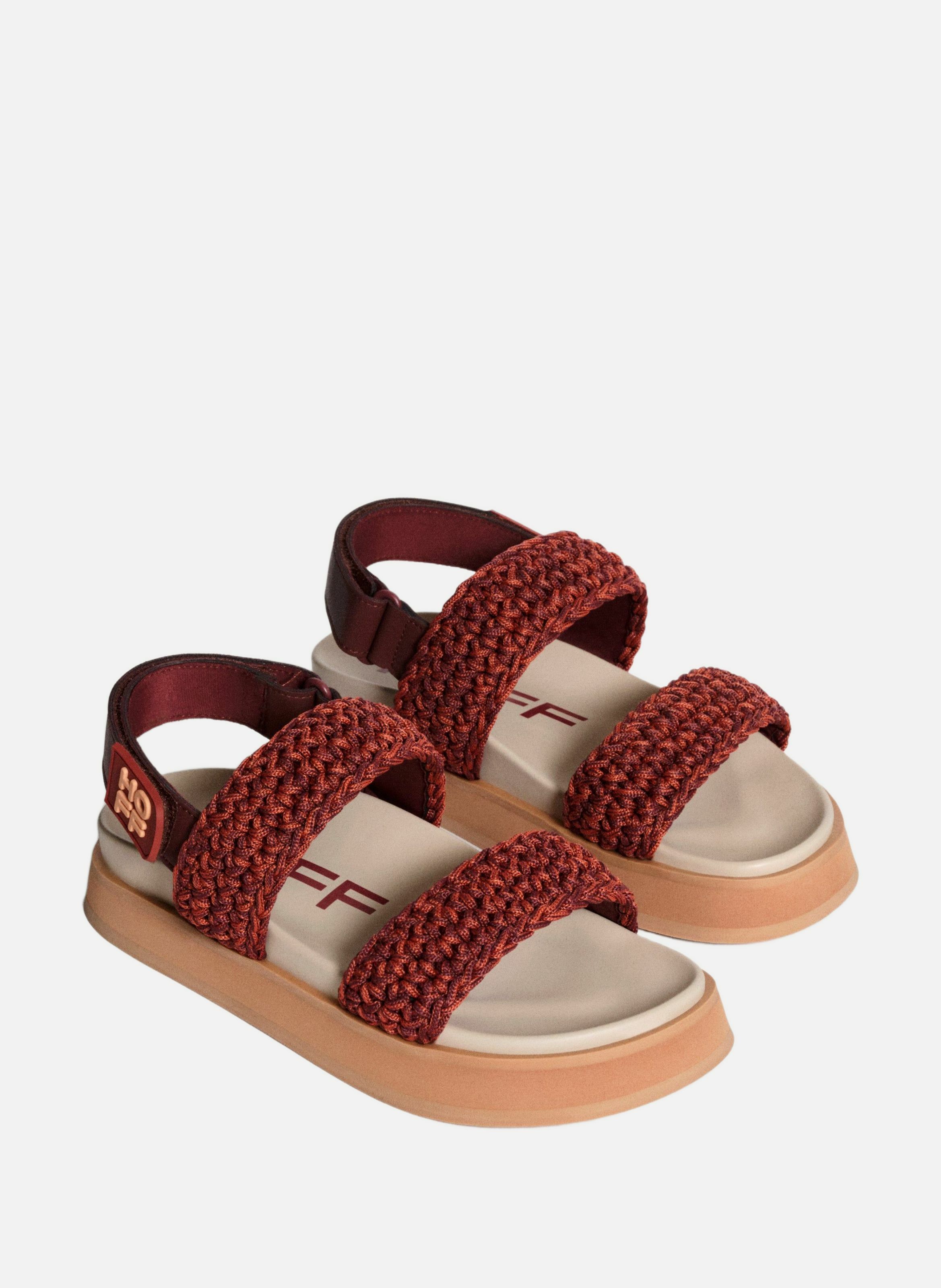 Sandales plates HOFF Marron