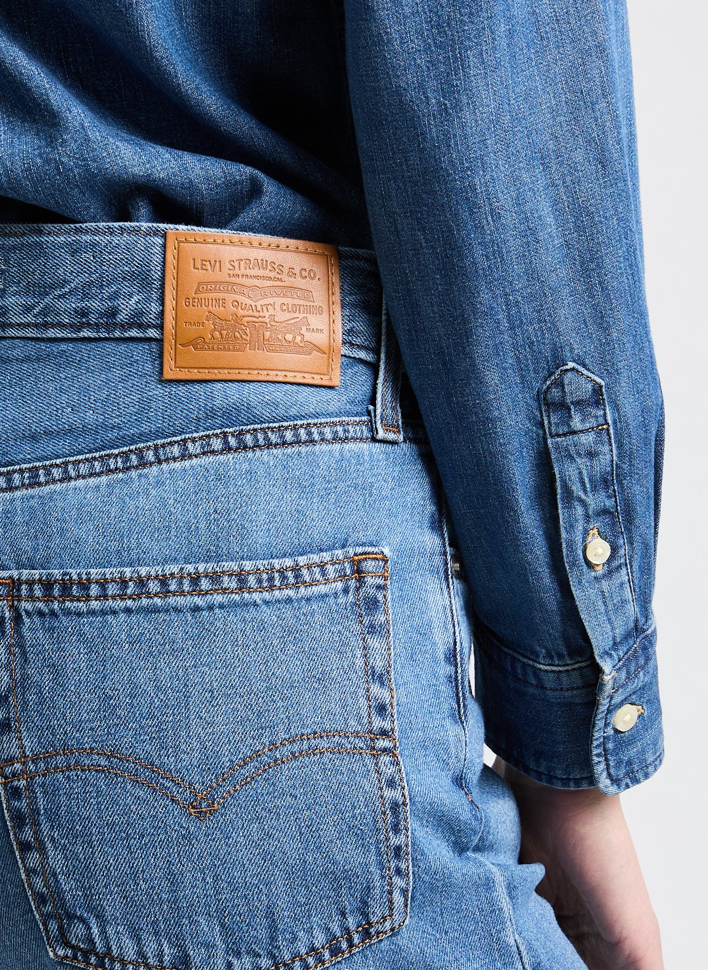 Jean Baggy dad LEVI'S Bleu