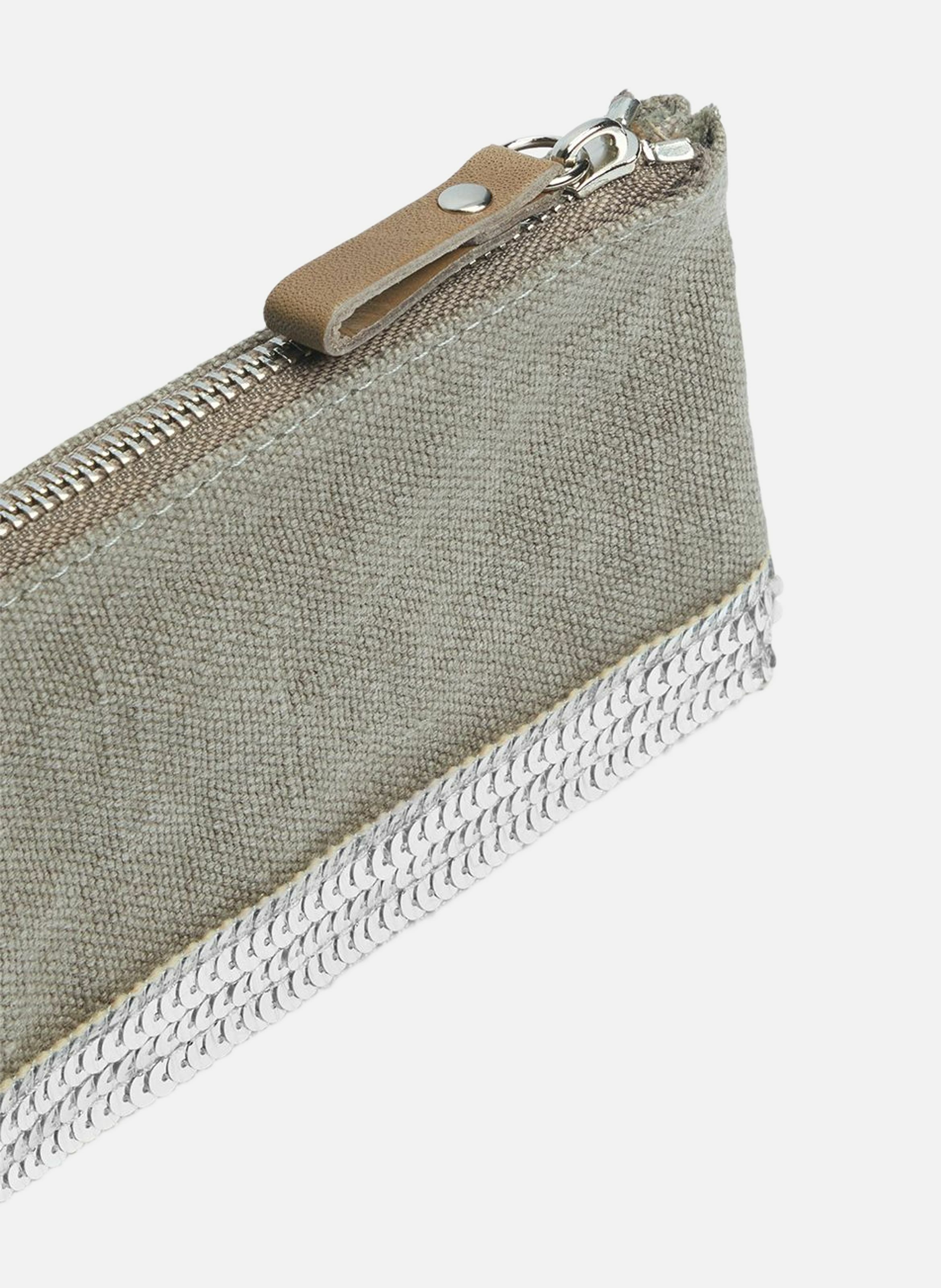 Petite pochette zippée VANESSA BRUNO Gris