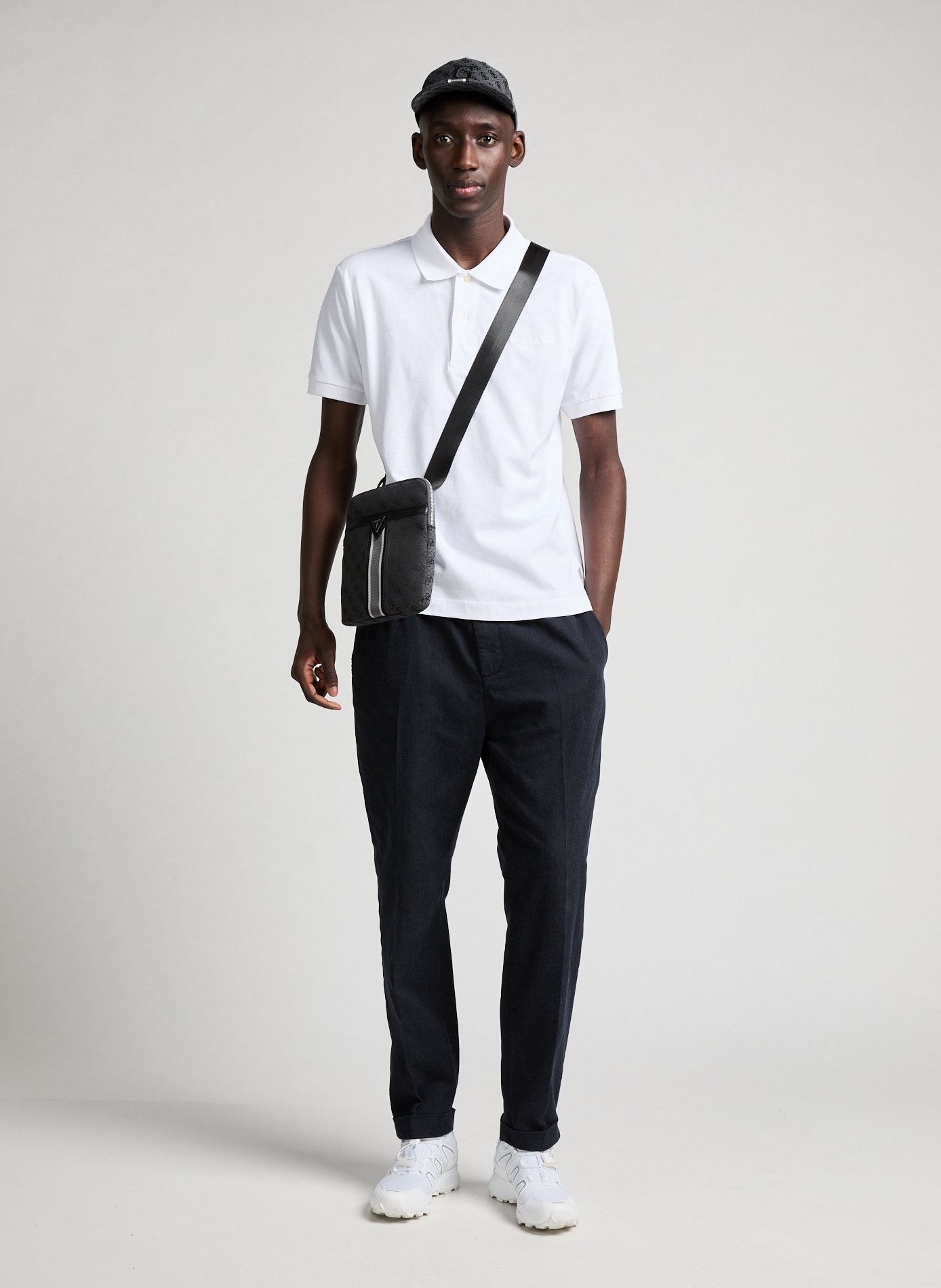 Polo en coton  GUESS Blanc