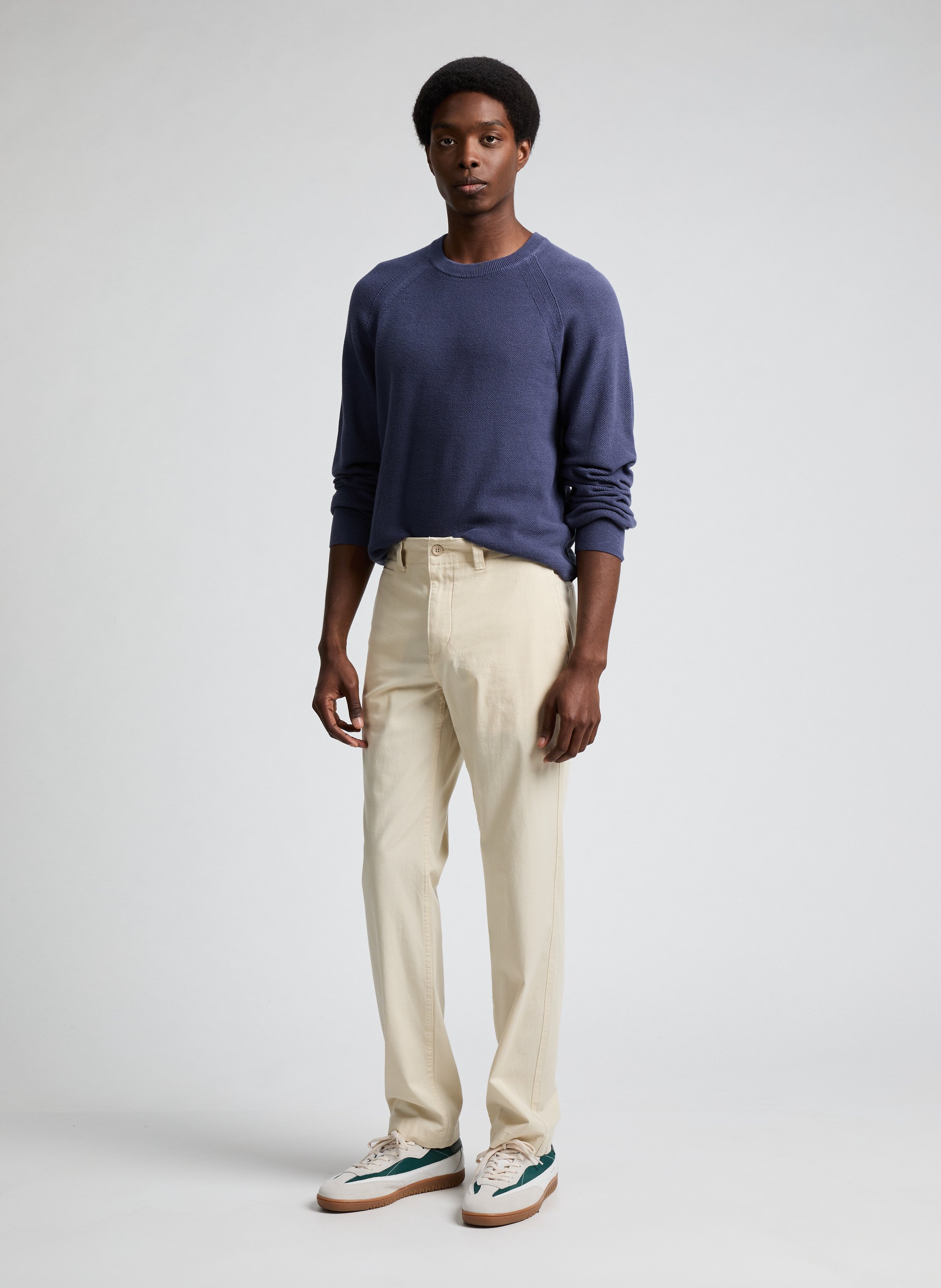 Straight cotton knit jumper DOCKERS Blue